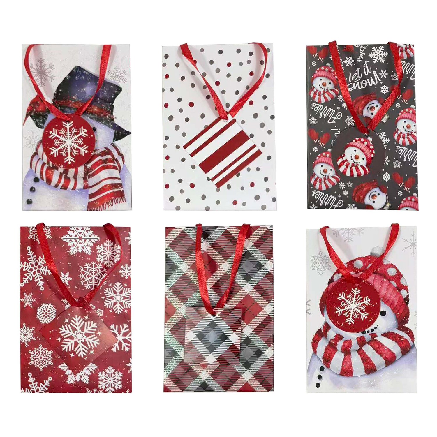 Voila Small Christmas Gift Bag, Assorted Designs — coming to Dollar Tree Sep 30, 2026