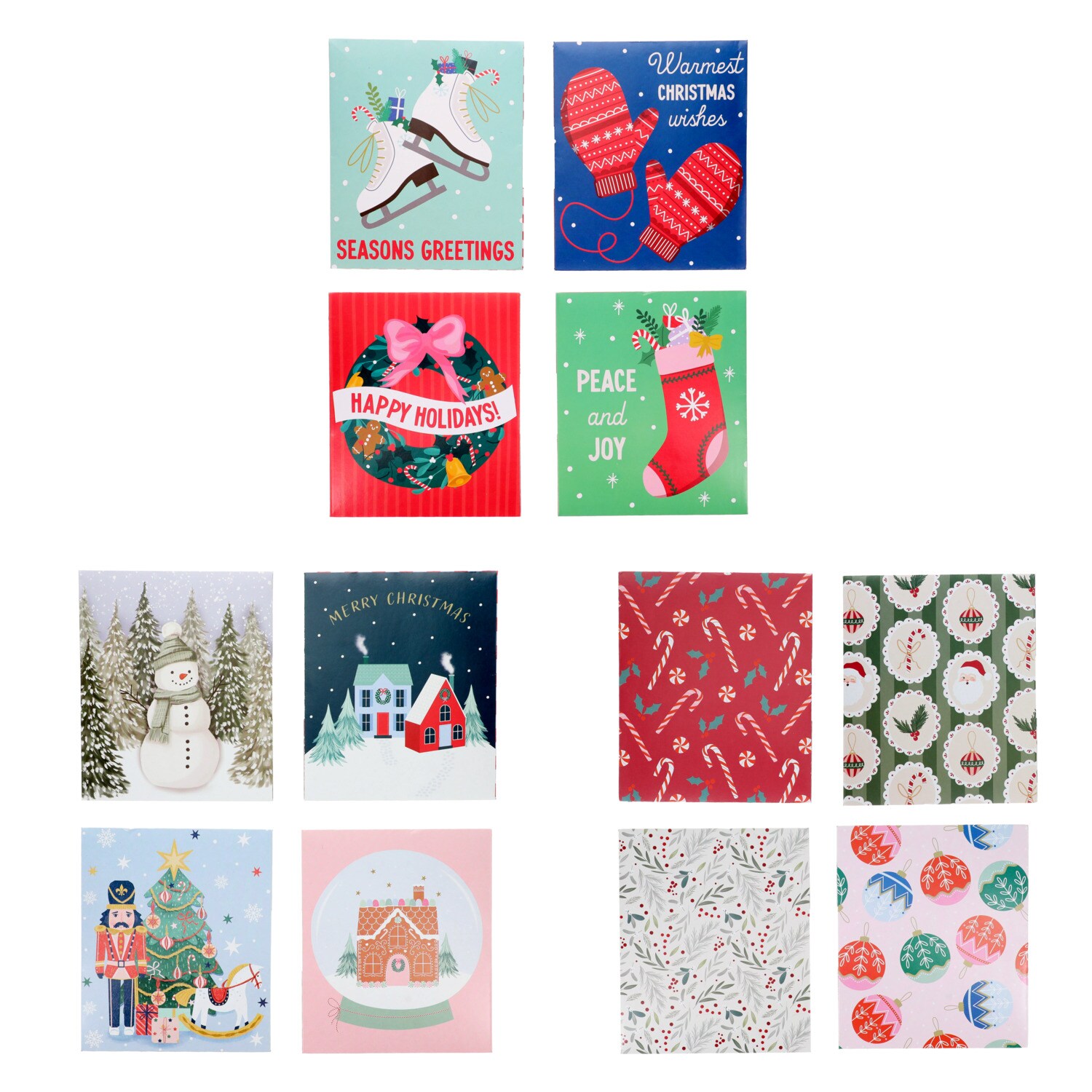 Christmas House Printed Gift Box, Assorted Designs, 4-pc Pack — coming to Dollar Tree Aug 22, 2026