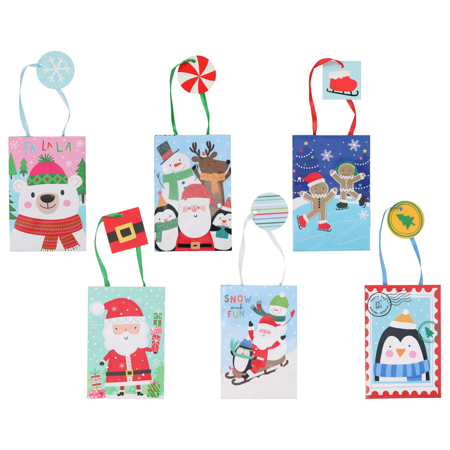 Christmas House Box Gift Bag, Assorted Designs — coming to Dollar Tree Sep 30, 2026