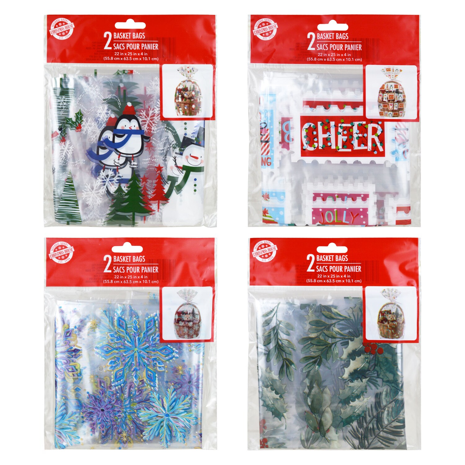 Christmas House Basket Bag, Assorted Designs, 2-pc Pack. — coming to Dollar Tree Sep 18, 2026