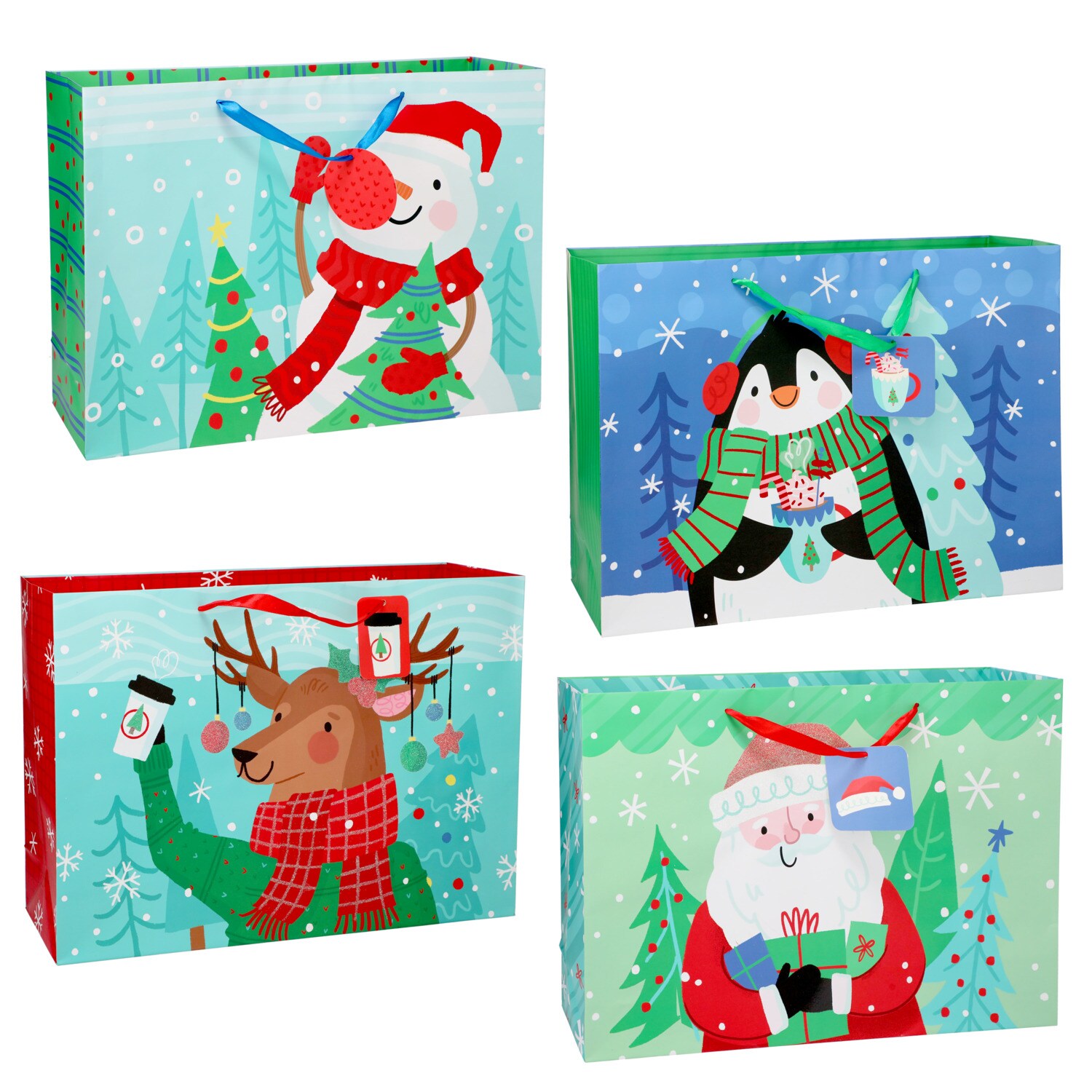 Christmas-themed Extra Large Whimsical Character Gift Bag, Assorted Designs, 1-ct. — coming to Dollar Tree Sep 30, 2026