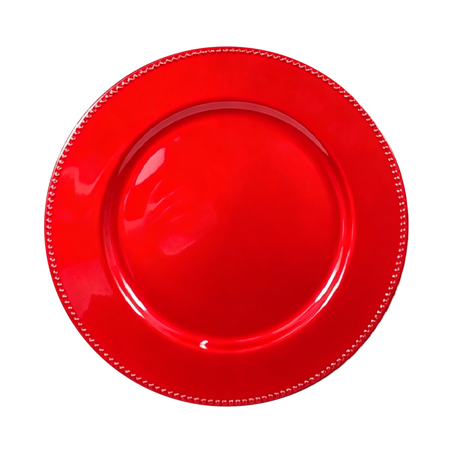 Red Charger Plate, 1-ct. — coming to Dollar Tree Sep 18, 2026
