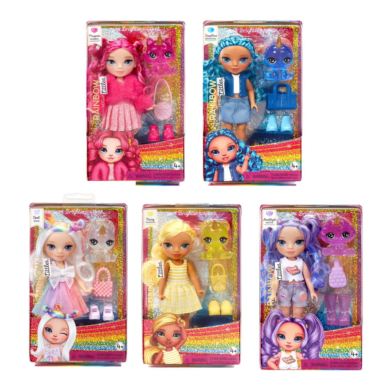 Rainbow High Littles Doll, Assorted Styles, 5-pc Pack. — coming to Dollar Tree Sep 16, 2026