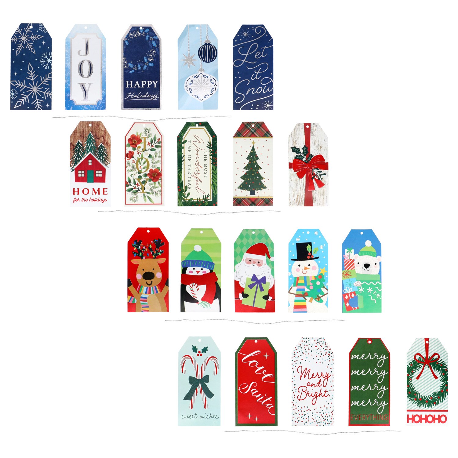 Christmas House Gift Tags, Assorted Designs, 25-pc Pack. — coming to Dollar Tree Sep 28, 2026