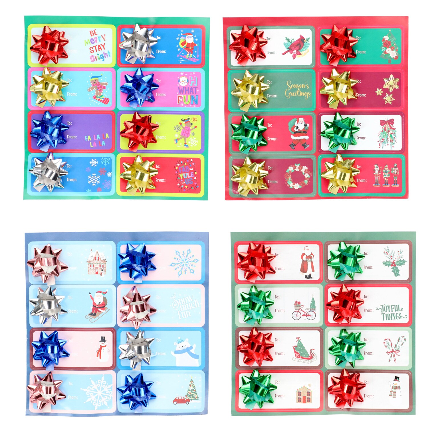 Christmas House Self-Adhesive Gift Tags With Bows, Assorted Styles, 8-pc Pack. — coming to Dollar Tree Sep 18, 2026