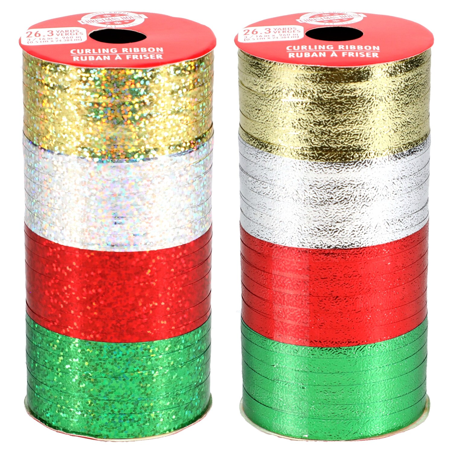 Christmas House Curly Ribbon, Assorted Colors — coming to Dollar Tree Sep 18, 2026