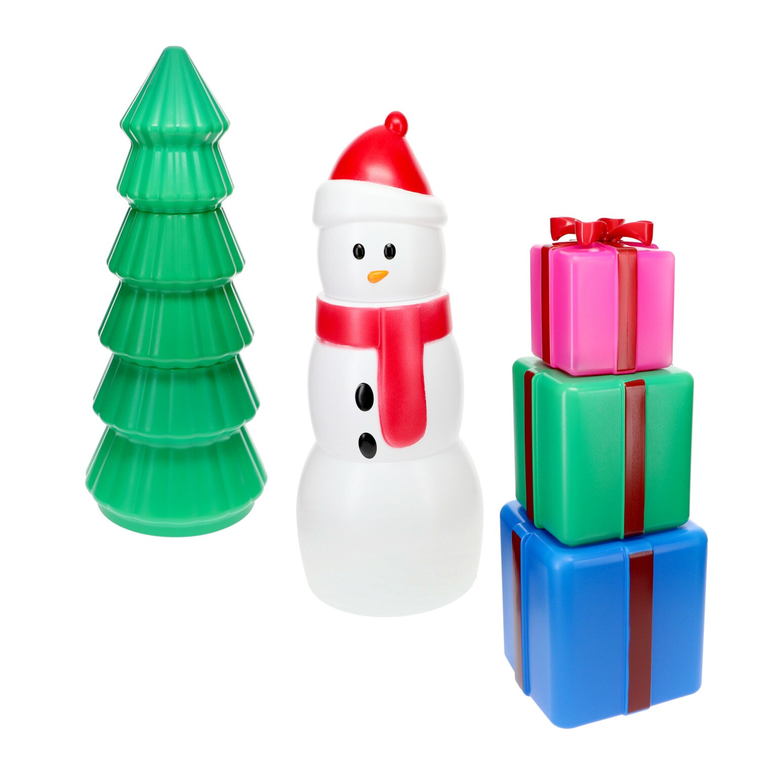 Christmas House Stackable Decor, Assorted Designs — coming to Dollar Tree Sep 30, 2026