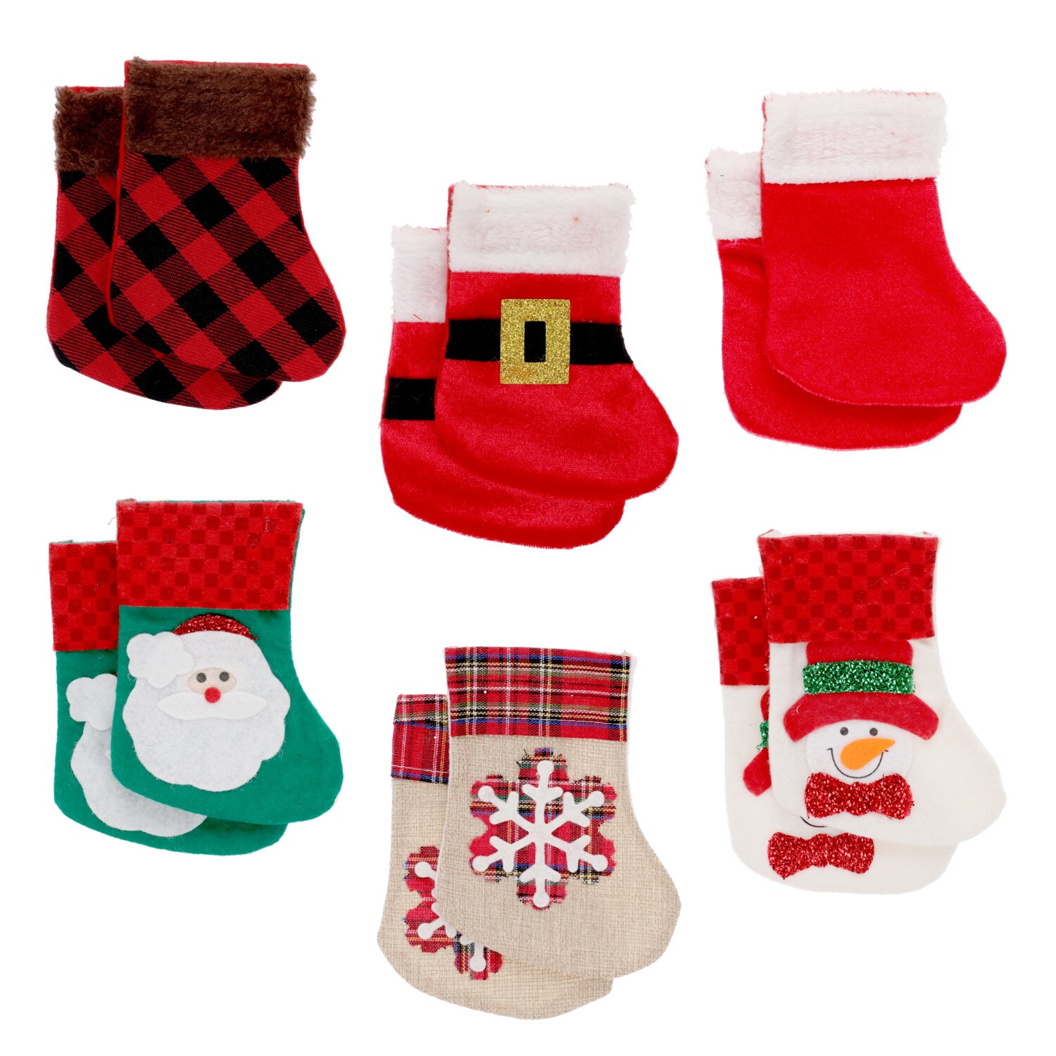Christmas House Mini Stockings, Assorted Designs, 2-pc Pack. — coming to Dollar Tree Sep 29, 2026