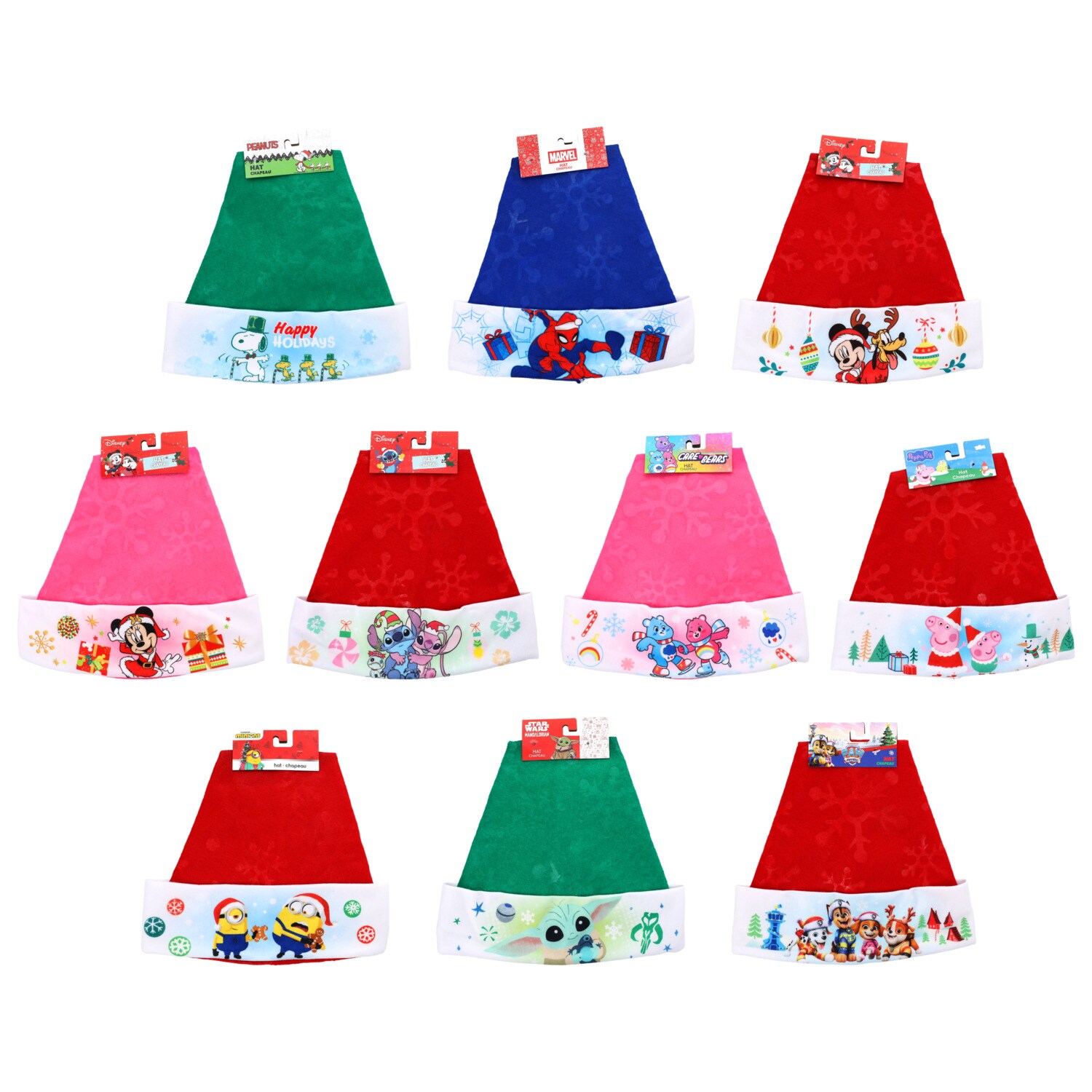 Licensed Felt Christmas Hat, Assorted Characters — coming to Dollar Tree Sep 16, 2026