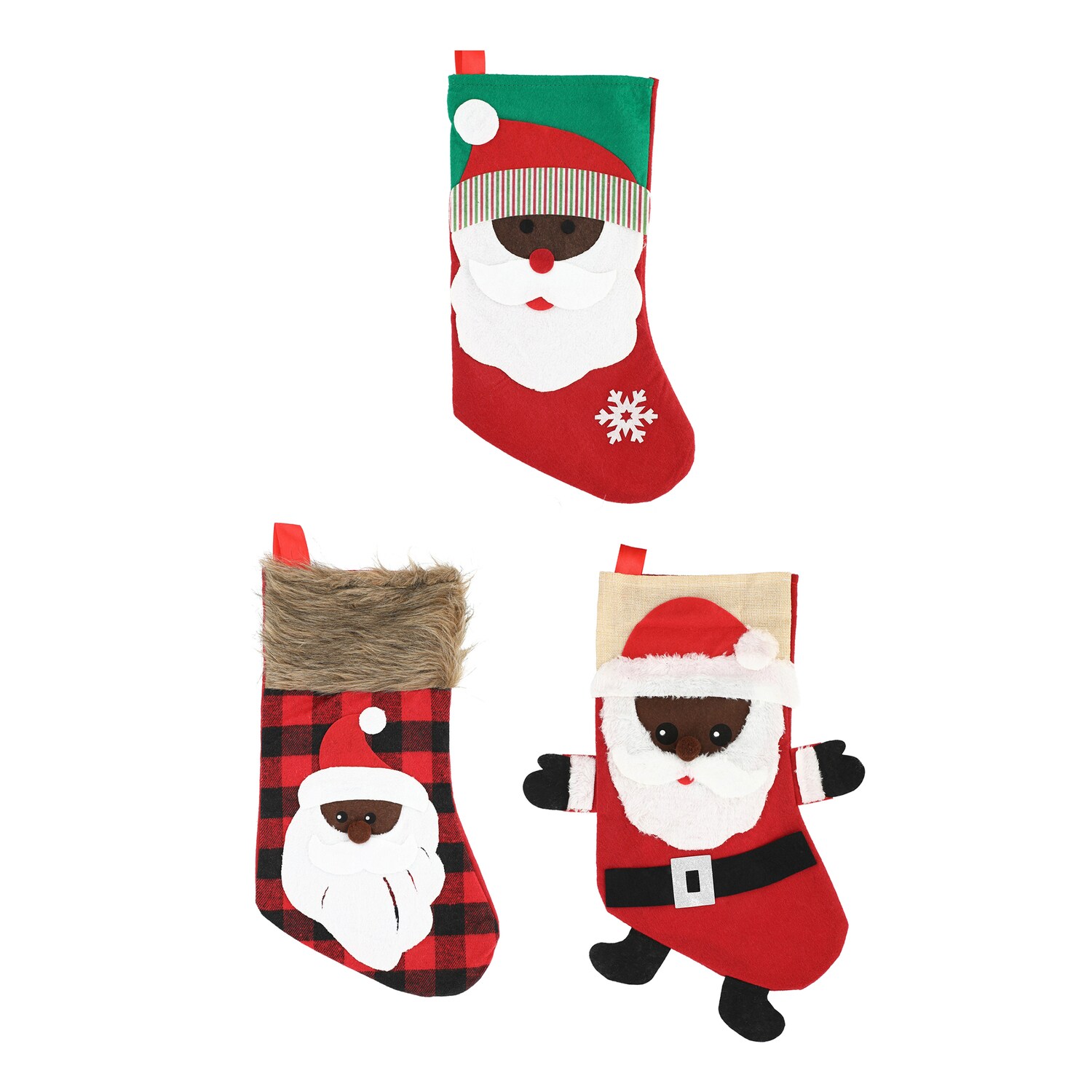 Santa Claus Stocking, Assorted Designs, 1-ct. — coming to Dollar Tree Sep 30, 2026