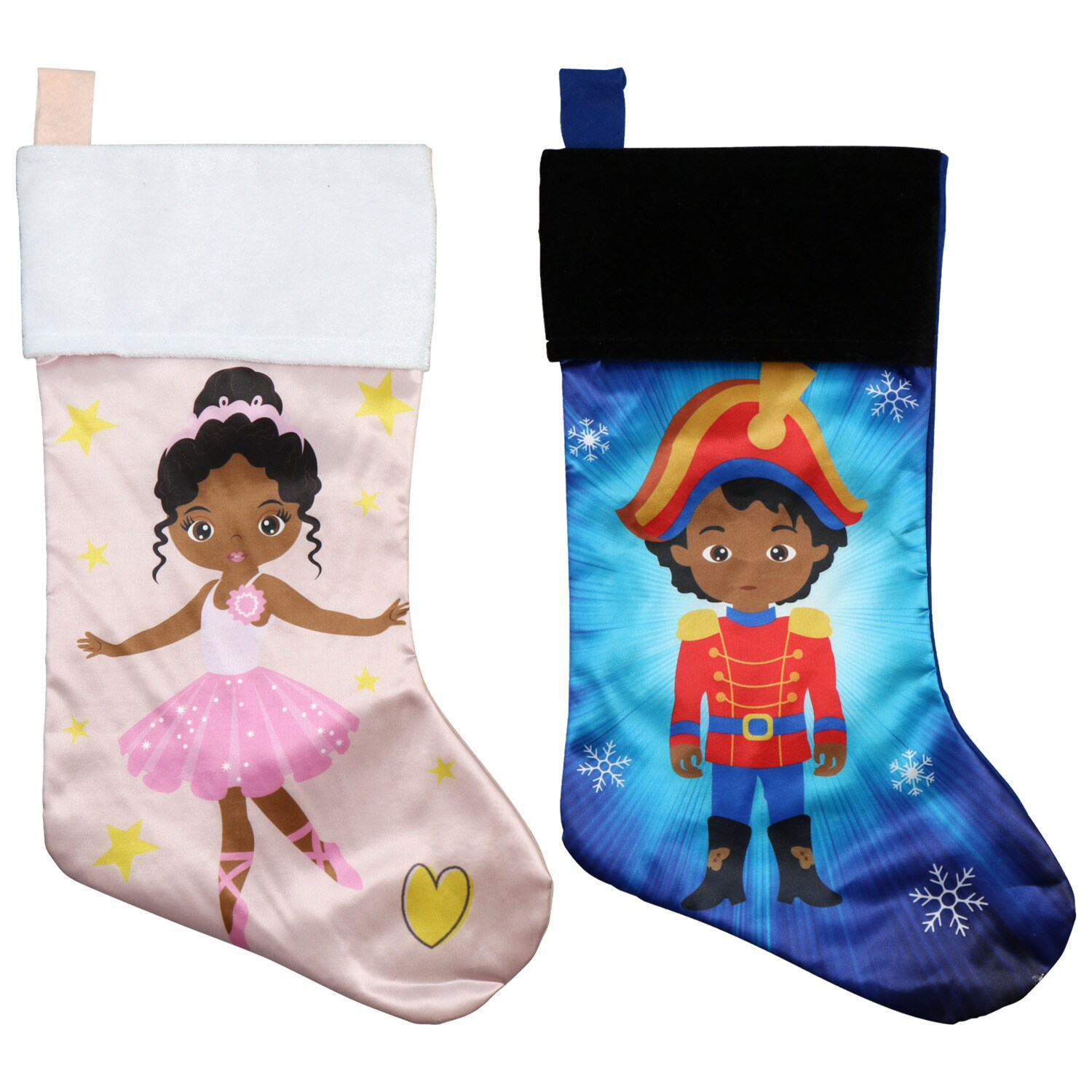 Christmas House Kids Satin Stockings, Assorted Designs, 1-ct. — coming to Dollar Tree Sep 30, 2026