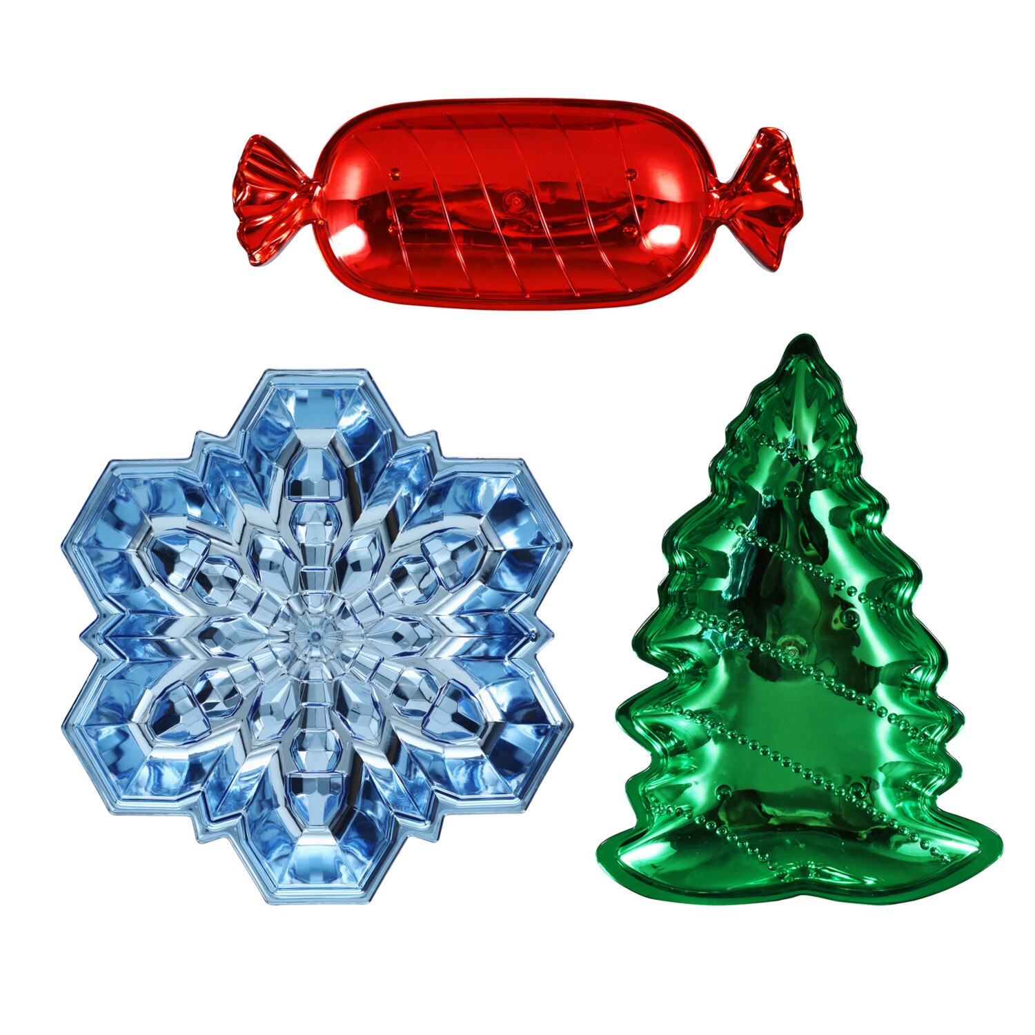 Plastic Christmas Theme Tray, Assorted Designs — coming to Dollar Tree Aug 27, 2026