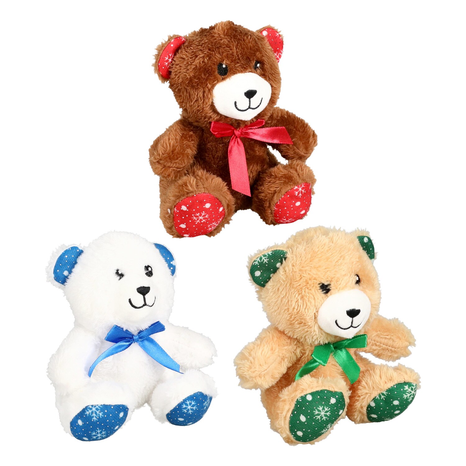 Christmas House Teddy Bear Plush Toy, Assorted Colors — coming to Dollar Tree Sep 16, 2026