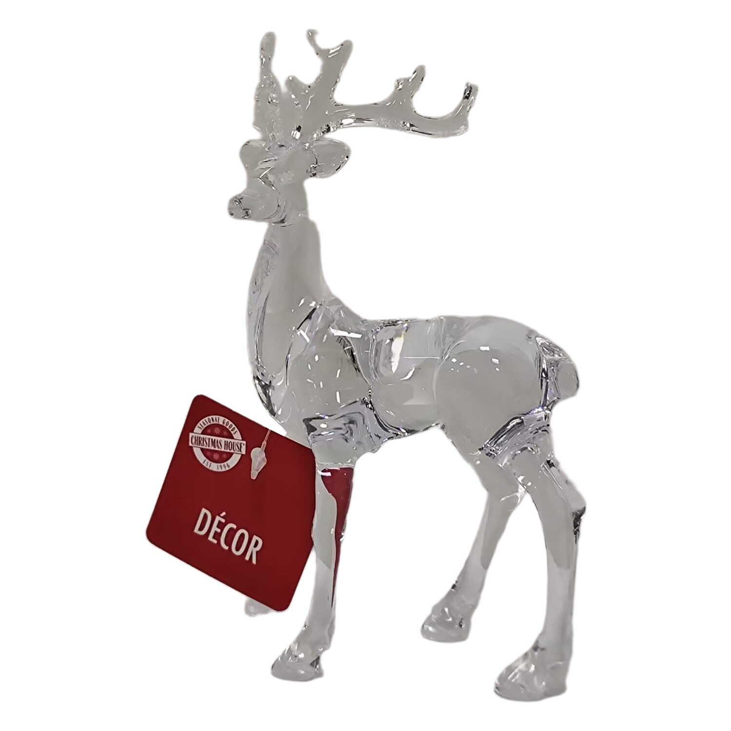 Christmas House Plastic Reindeer Decor — coming to Dollar Tree Sep 18, 2026