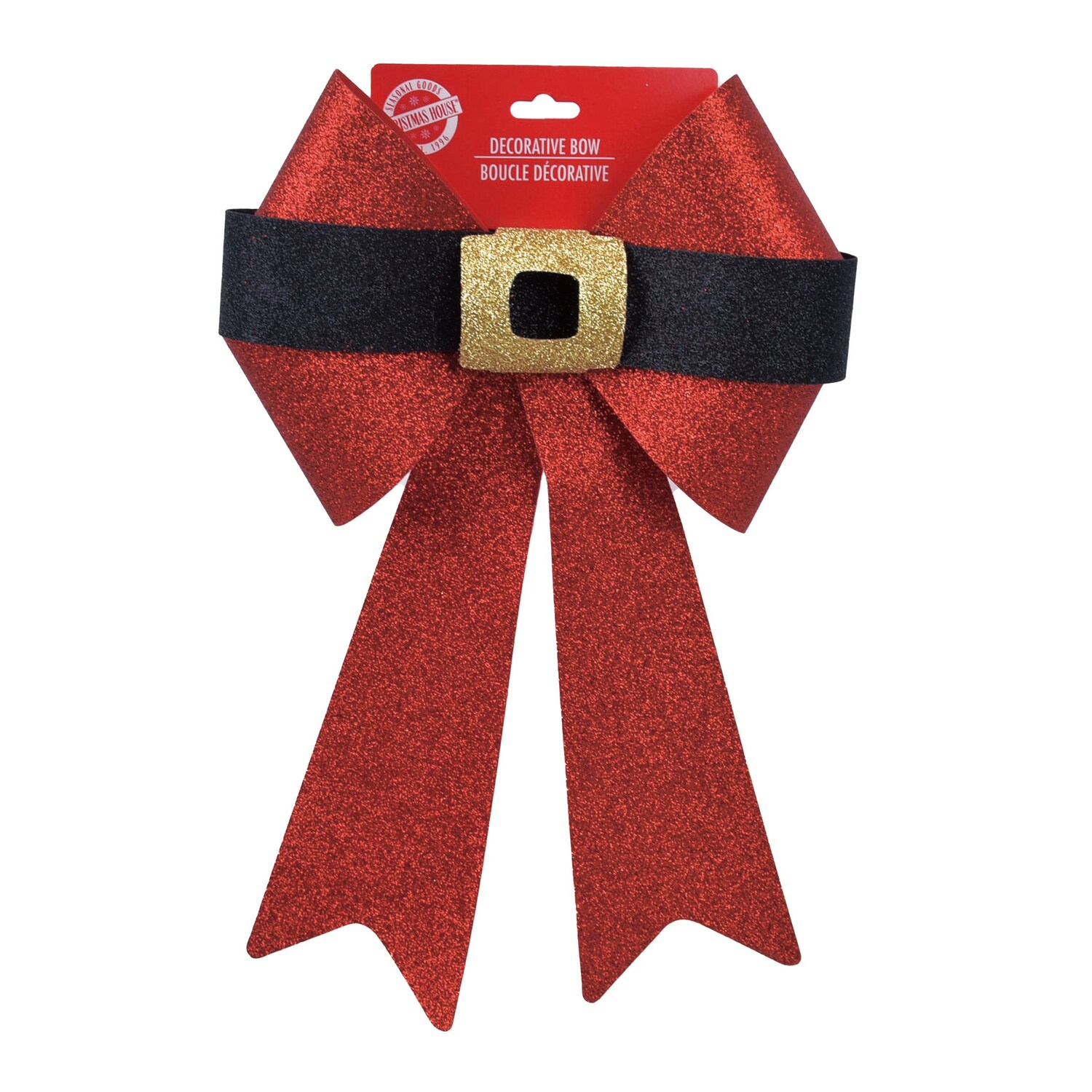 Christmas House Decorative Bow — coming to Dollar Tree Sep 18, 2026