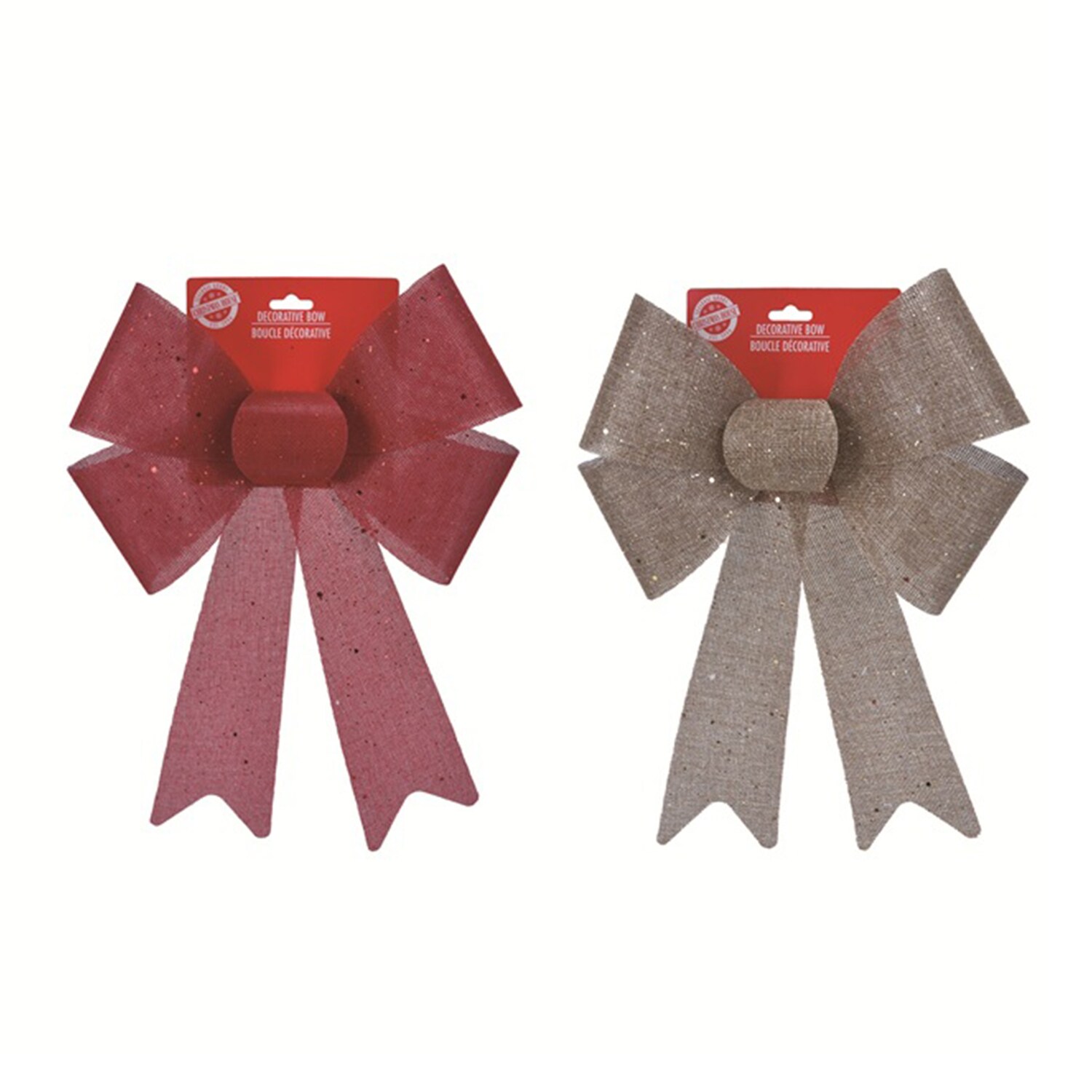 Christmas House Burlap Decorative Bow, Assorted Colors — coming to Dollar Tree Sep 18, 2026