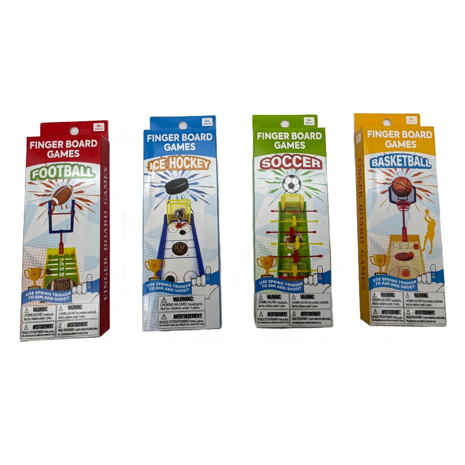 Finger Board Games With Spring Trigger, Assorted Games, 1-ct. — coming to Dollar Tree Aug 21, 2026