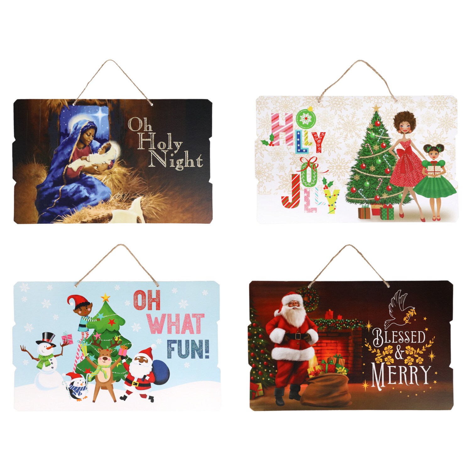 Christmas House Hanging Plank Sign, Assorted Designs. — coming to Dollar Tree Sep 16, 2026