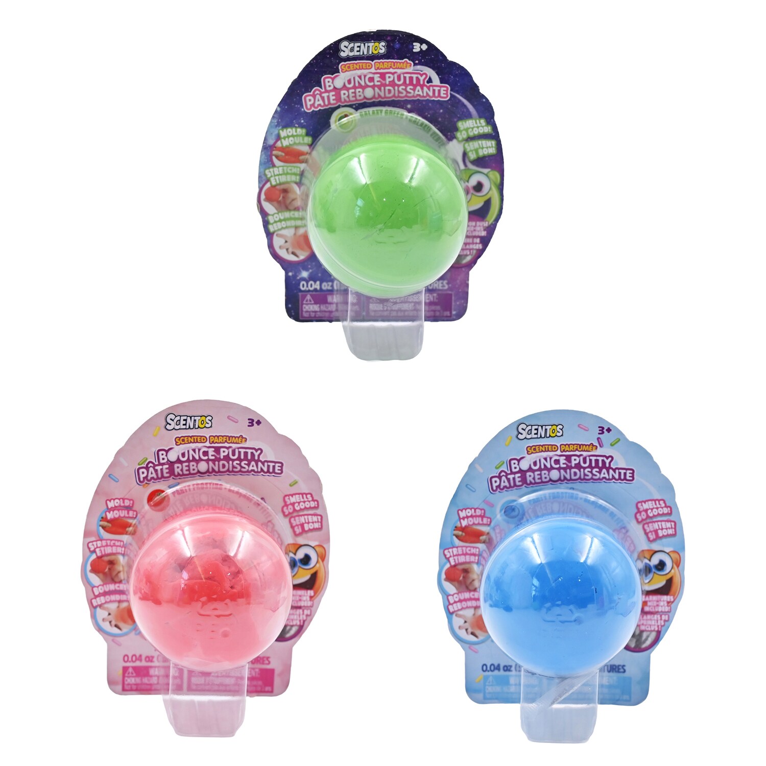 Scentos Scented Bounce Putty, Assorted Colors, 1-ct. — coming to Dollar Tree Aug 21, 2026