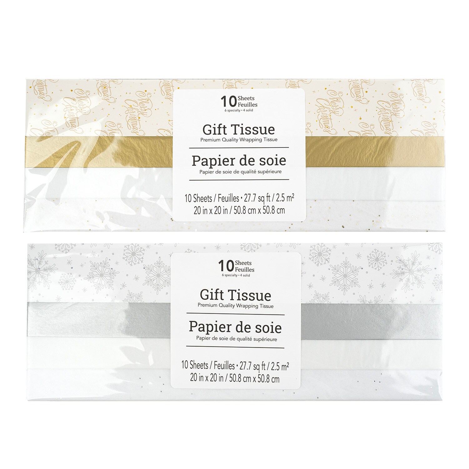 Premium Quality Gift Wrapping Tissue, Assorted Colors, 10-pc Pack. — coming to Dollar Tree Sep 30, 2026