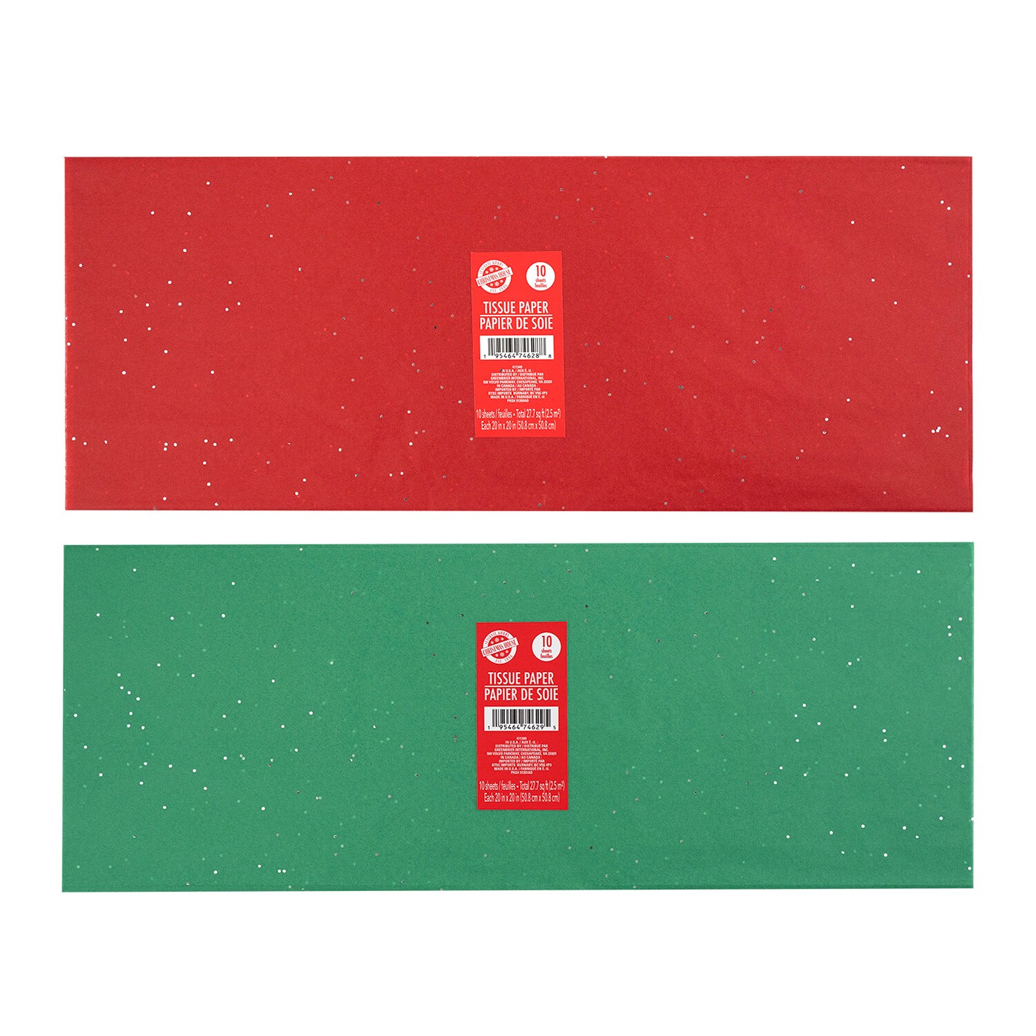 Christmas House Holiday-themed Decorative Tissue Paper, Assorted Colors, 10-pc Pack. — coming to Dollar Tree Sep 30, 2026