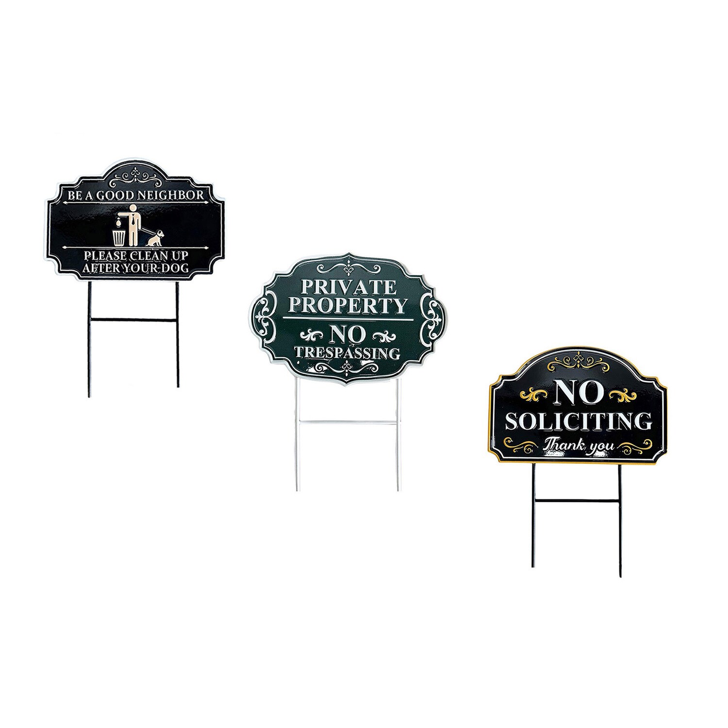 Lawn Warning Sign, Assorted Styles. — coming to Dollar Tree Nov 18, 2026