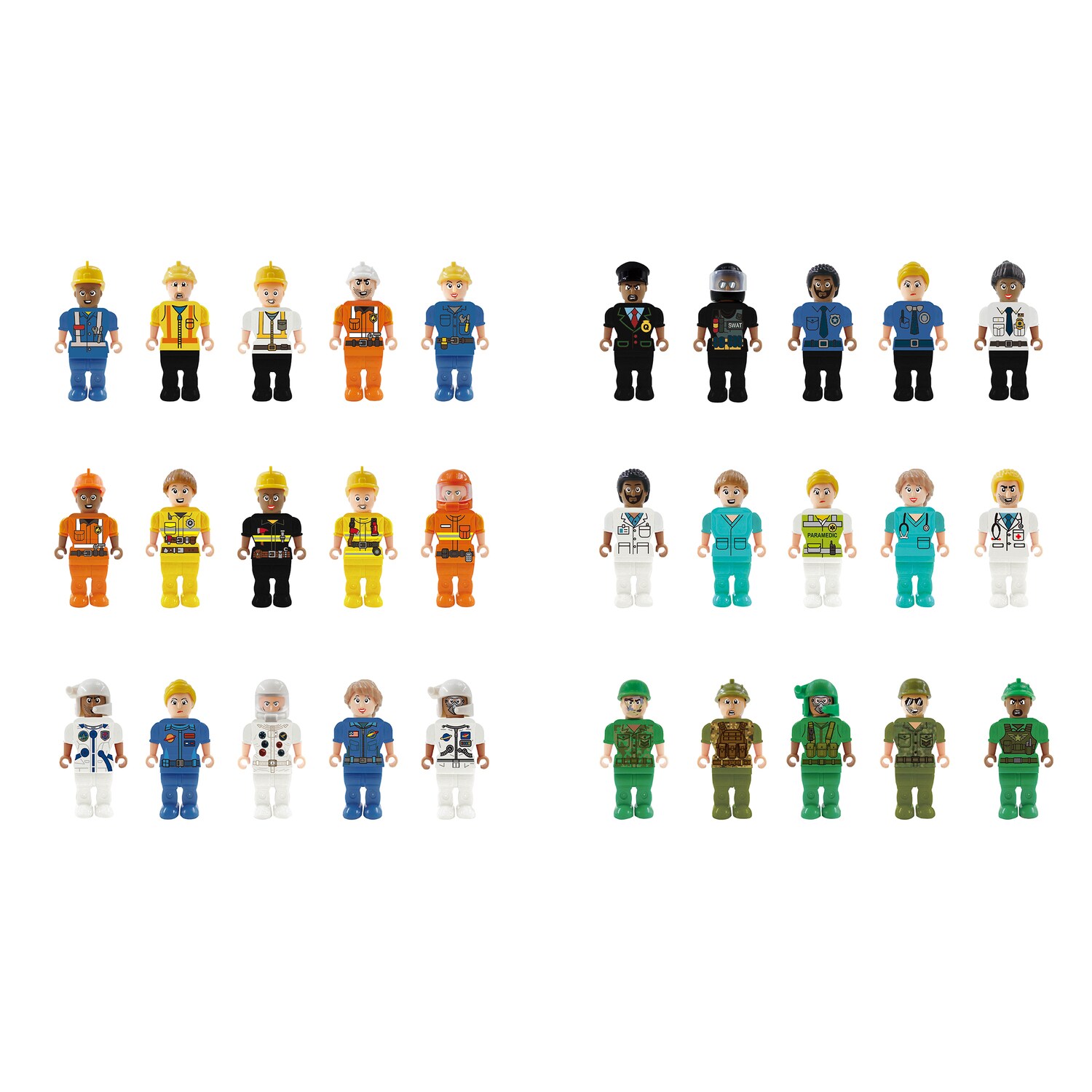 Make It Blocks Figure, Assorted Designs, 5-pc Pack — coming to Dollar Tree Nov 14, 2026