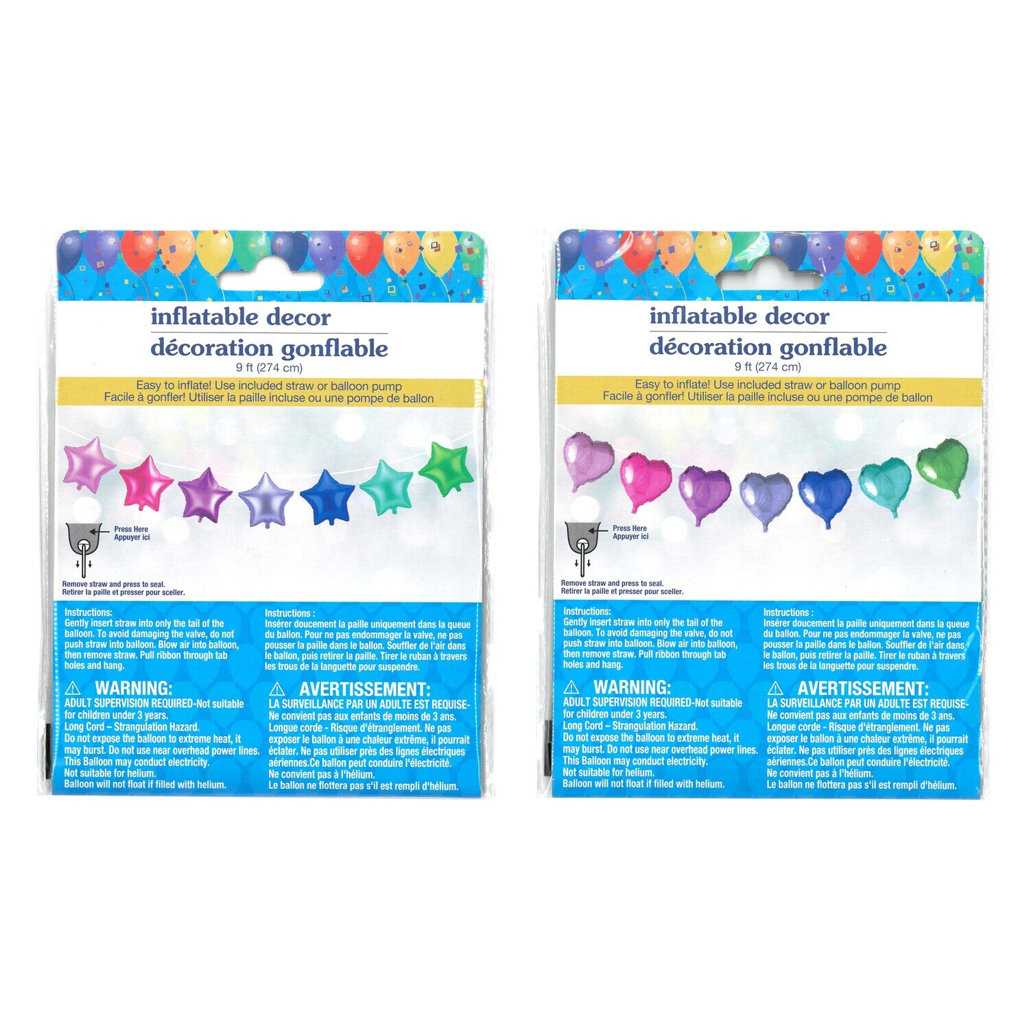 Inflatable Garland Decor, Assorted Designs, 1-ct. — coming to Dollar Tree Aug 28, 2026