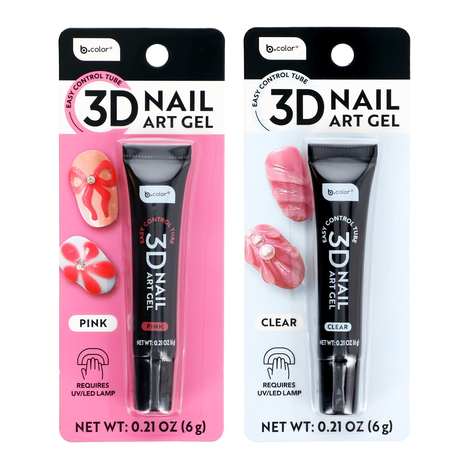 B Color 3 D Nail Art Gel, Assorted Colors, 1-ct. — coming to Dollar Tree Oct 23, 2026