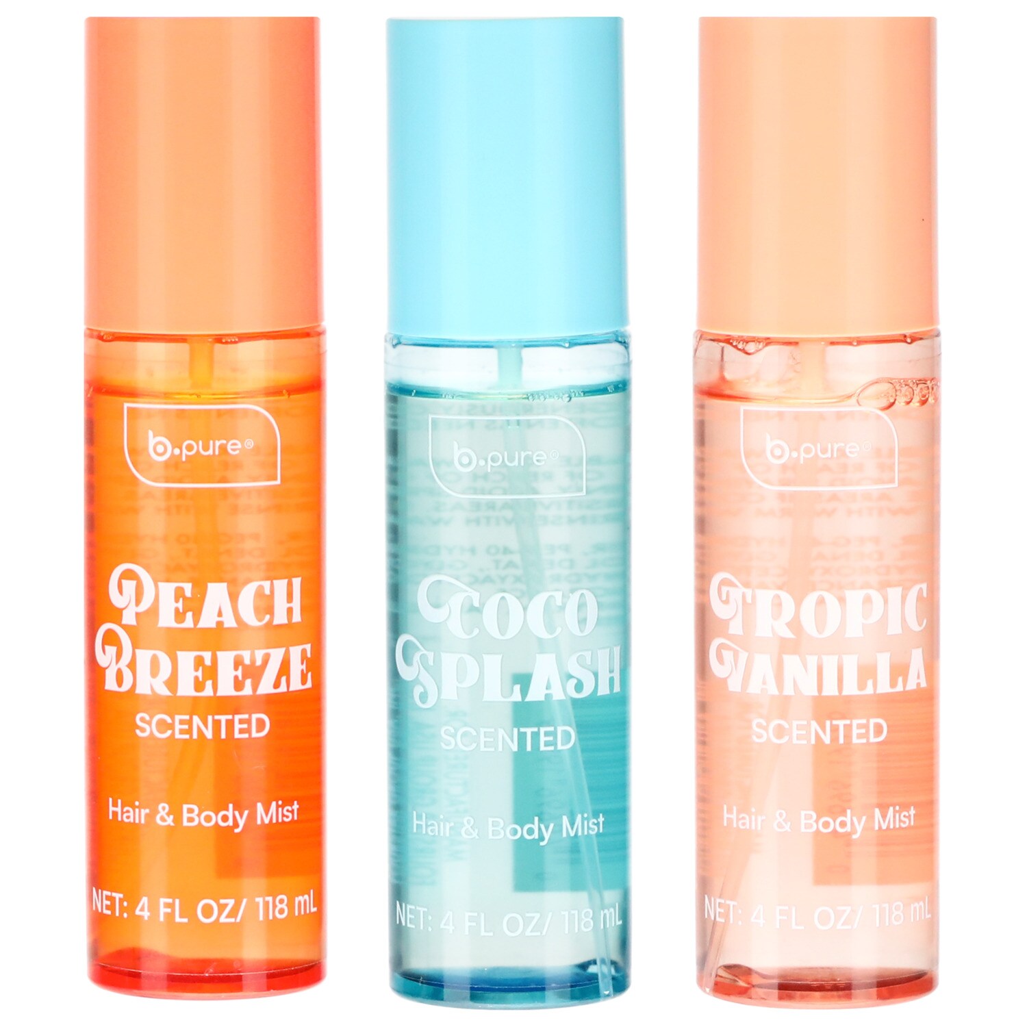 b.pure Scented Hair And Body Mist Spray, 4 OZ — coming to Dollar Tree Aug 28, 2026