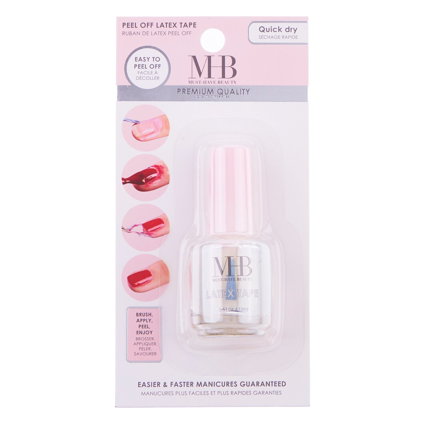 Must Have Beauty Latex Peel Off Tape For Nails, 0.51 Oz. — coming to Dollar Tree Oct 15, 2026