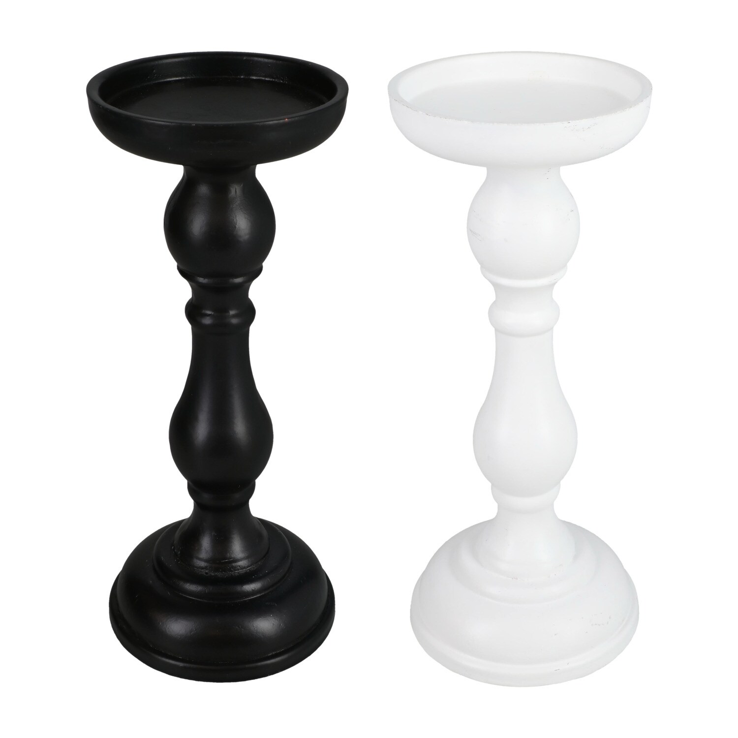 Wooden Pillar Candle Holder, Assorted Colors — coming to Dollar Tree Sep 25, 2026