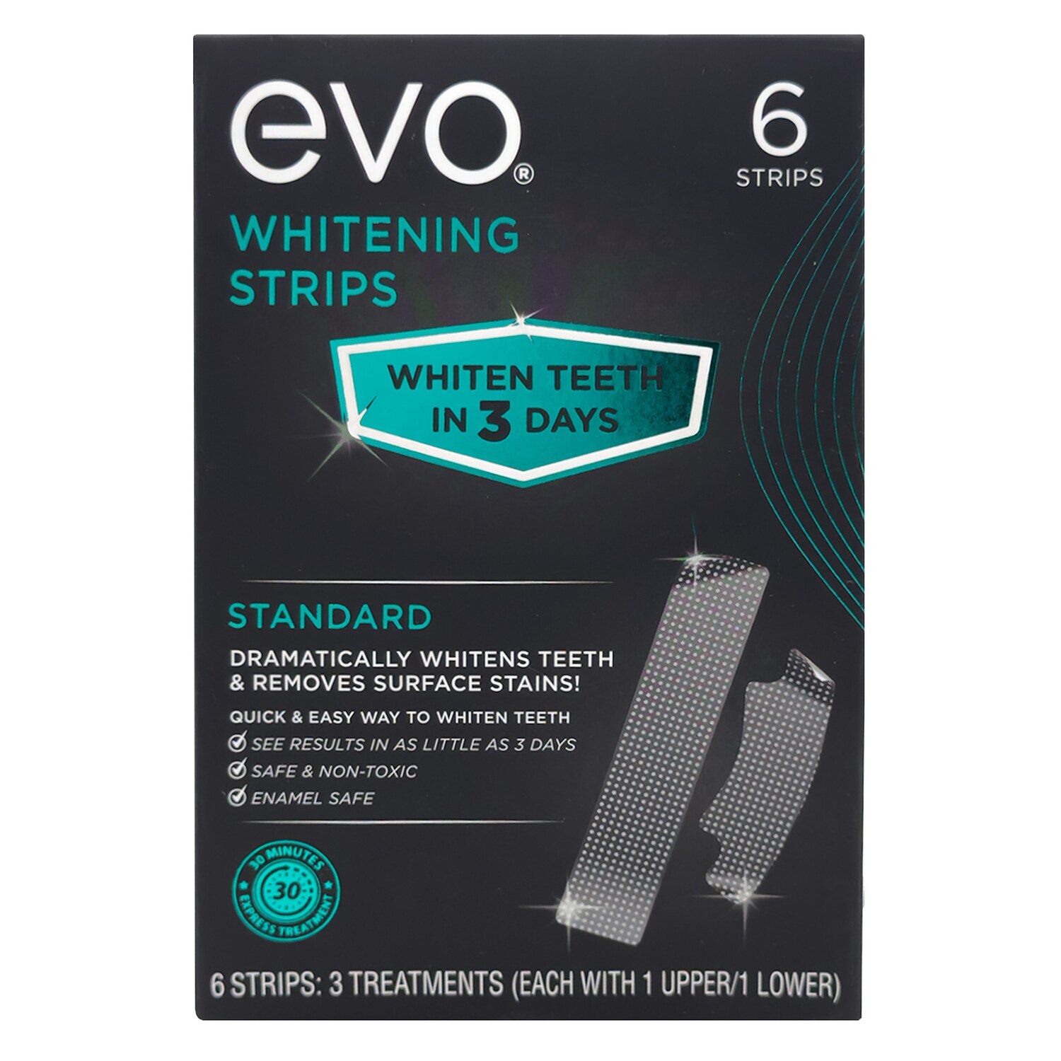 Evo Whitening Strip, 6-pc Pack — coming to Dollar Tree Oct 20, 2026