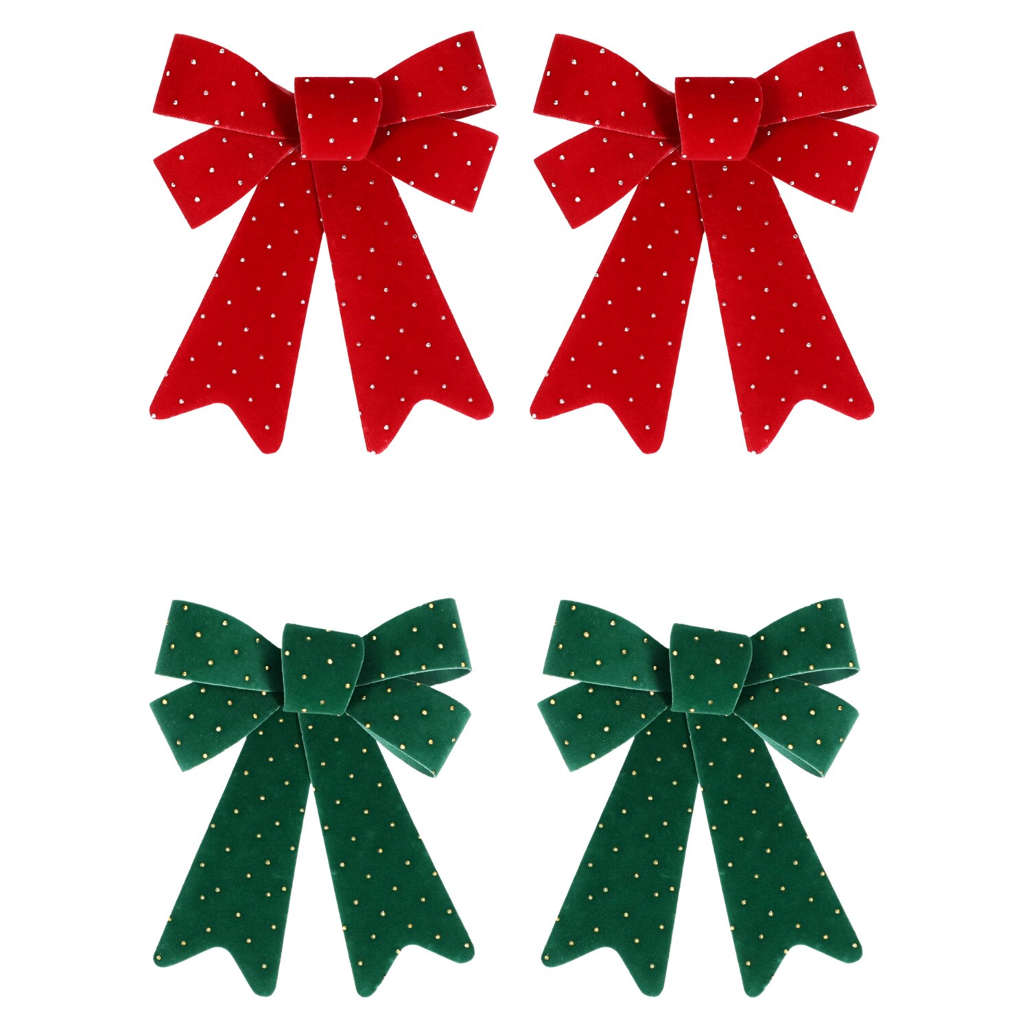 Christmas House Decorative Bows, Assorted Colors, 2-pc Pack. — coming to Dollar Tree Sep 18, 2026