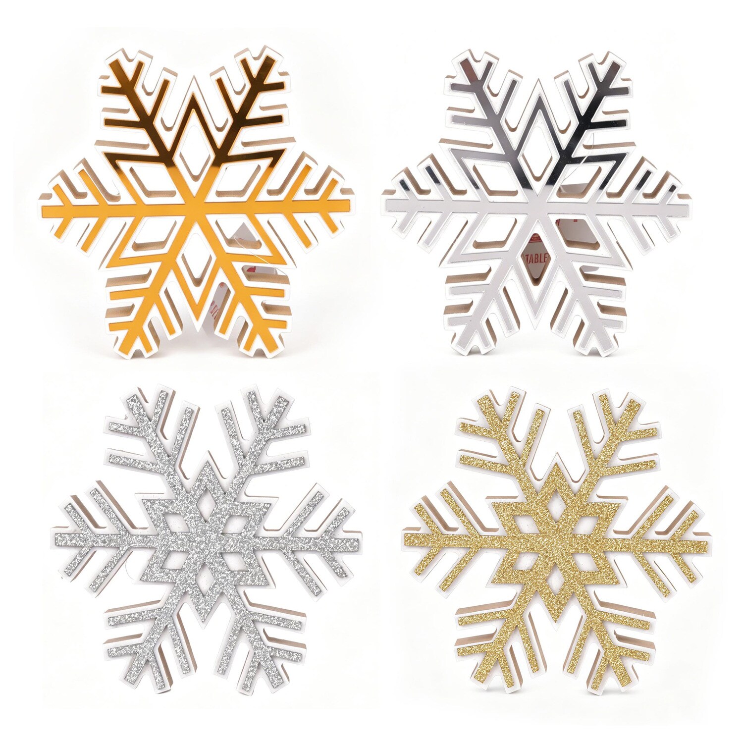 Christmas Snowflake Decor, Assorted Designs. — coming to Dollar Tree Sep 30, 2026