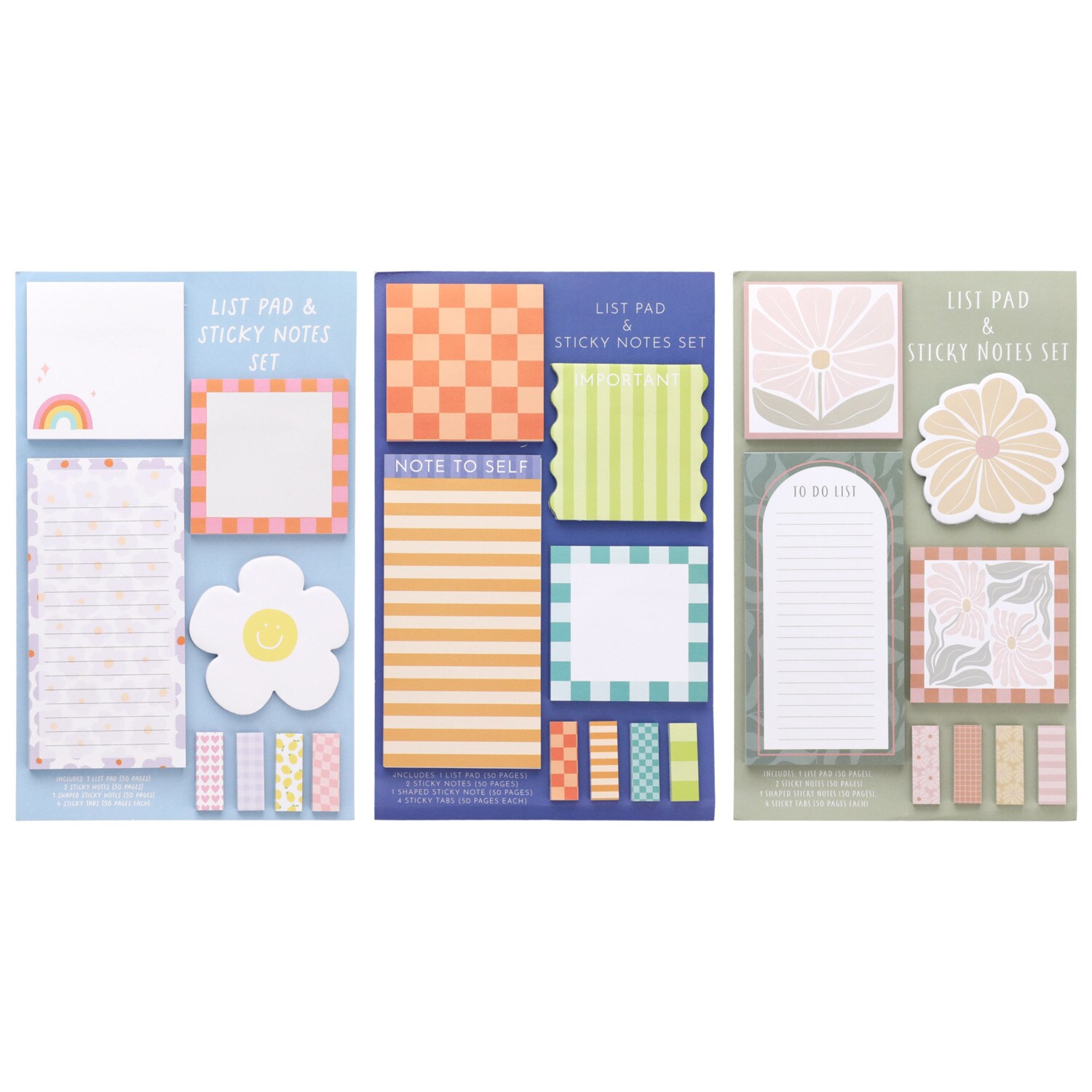 Jot List Pad And Sticky Notes, Assorted Designs, 8-pc Pack. — coming to Dollar Tree Nov 20, 2026