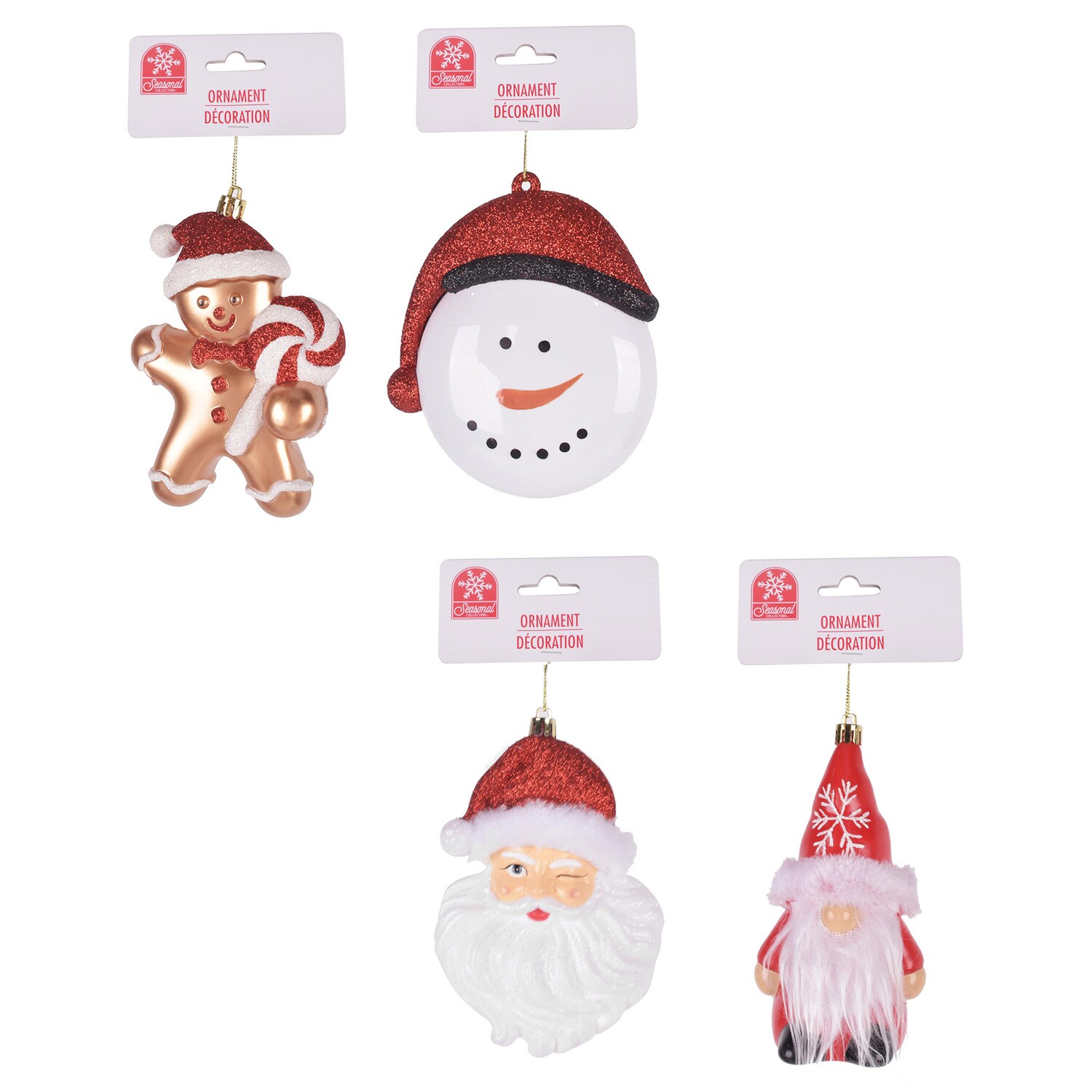 Seasonal Collection Christmas Ornament, Assorted Designs — coming to Dollar Tree Sep 30, 2026