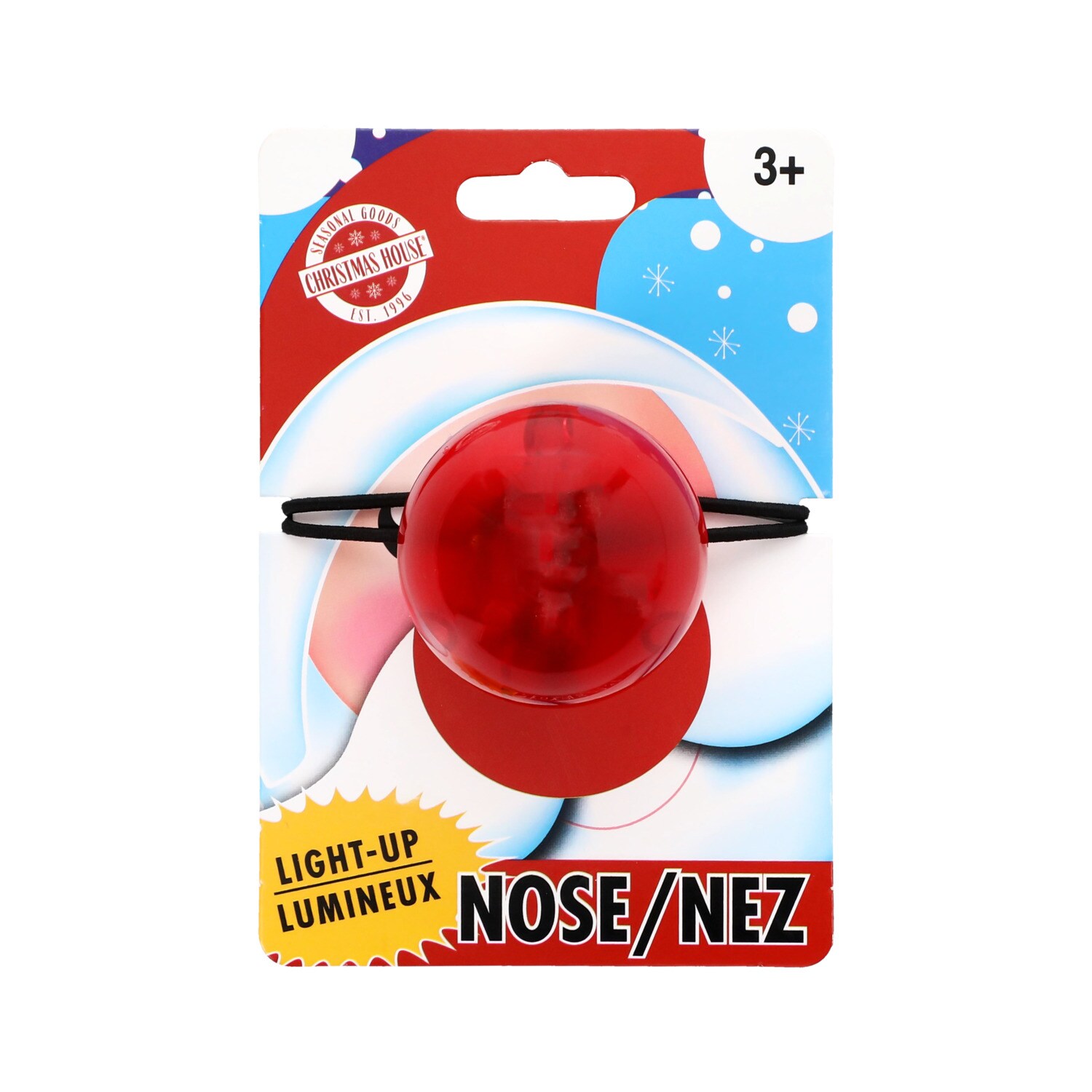 Christmas House Red Light Up Nose — coming to Dollar Tree Aug 27, 2026