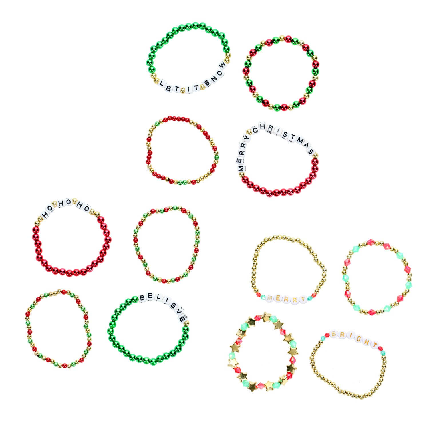 Christmas House Bracelet, 4-pc Pack — coming to Dollar Tree Sep 16, 2026
