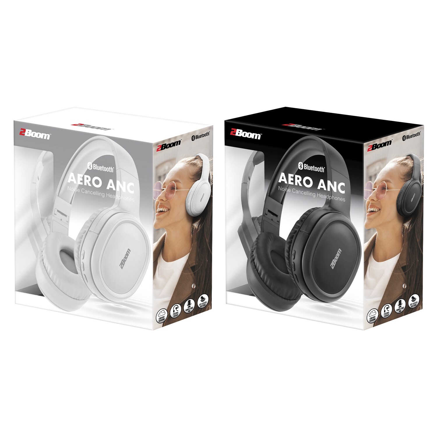 2Boom Aero ANC Wireless Headphones, Assorted Colors. — coming to Dollar Tree Aug 21, 2026