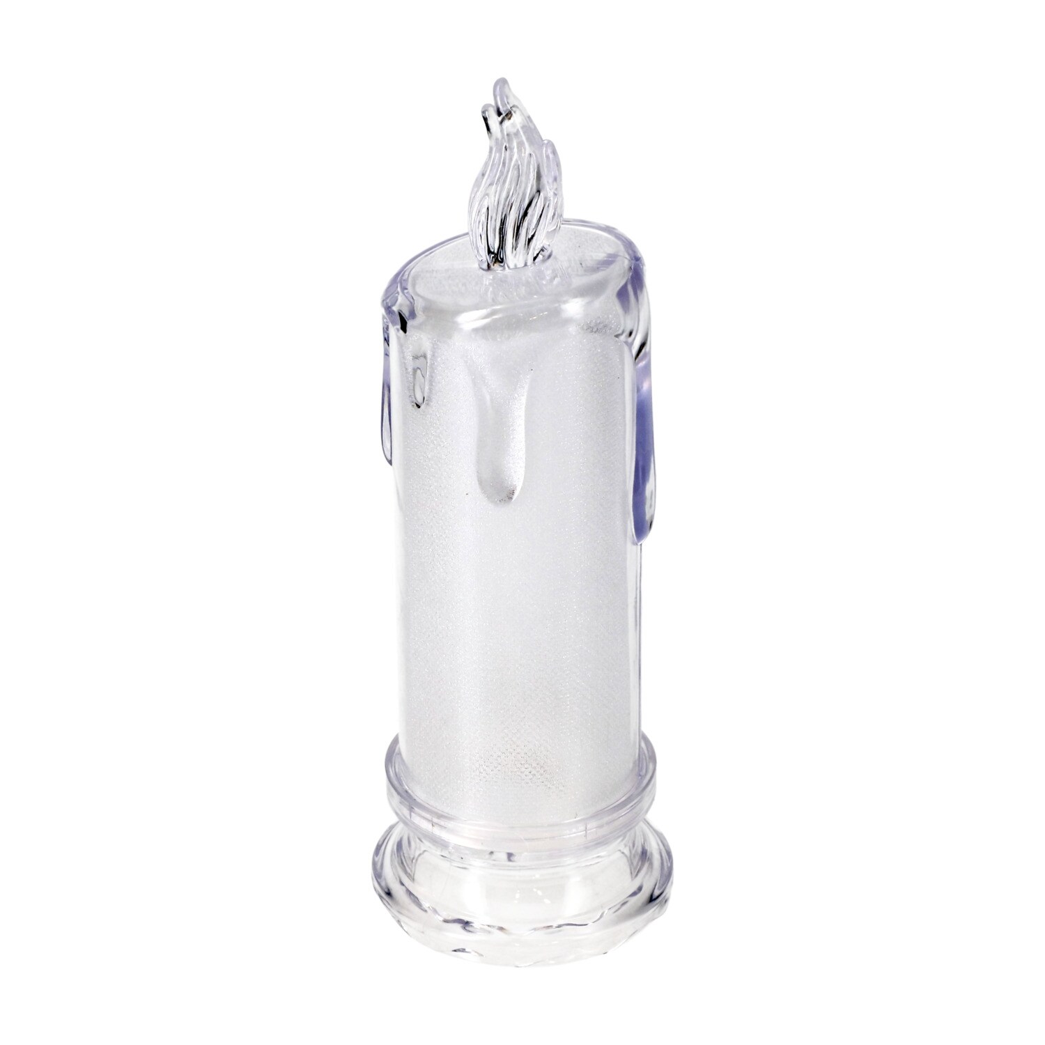 Christmas House Clear LED Taper Candle — coming to Dollar Tree Sep 18, 2026