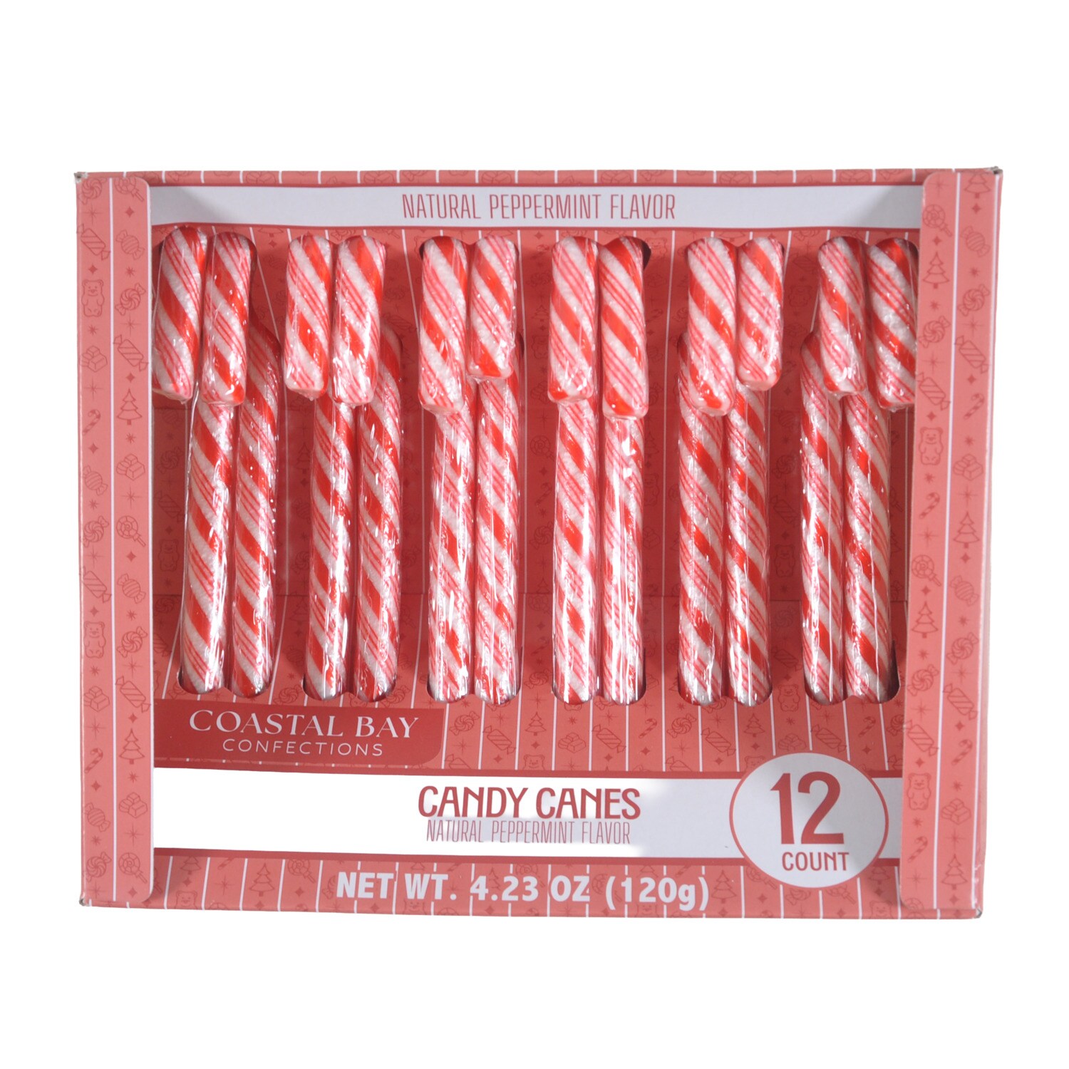 Coastal Bay Peppermint Candy Canes, 12-pc Pack. — coming to Dollar Tree Sep 18, 2026