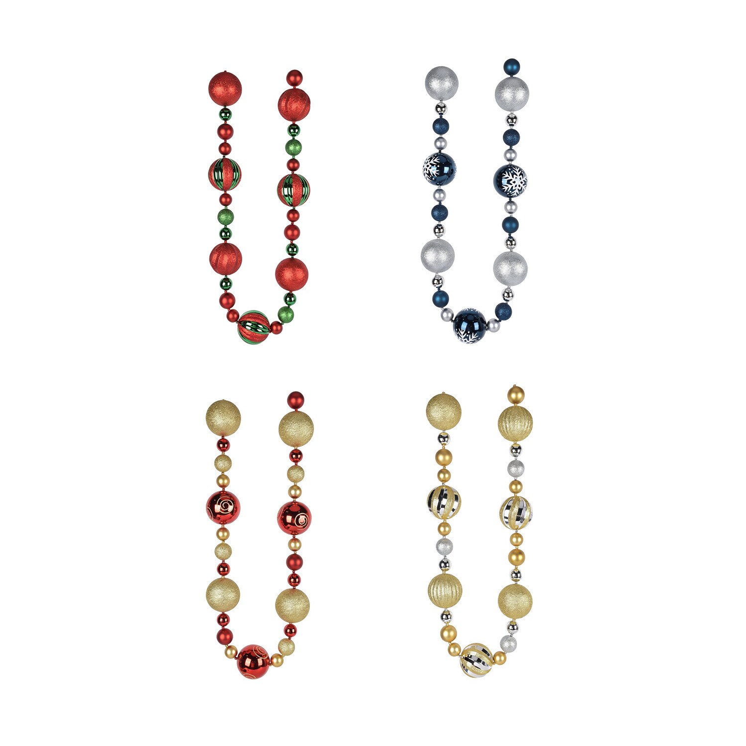 Christmas Ball Garland, Assorted Styles — coming to Dollar Tree Aug 29, 2026