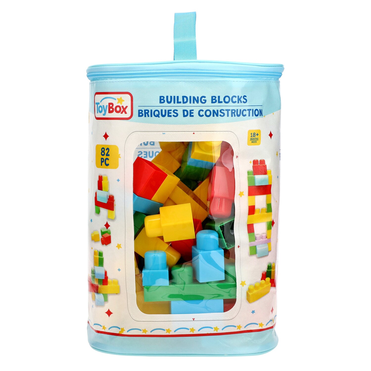 Toy Box Building Block Set, 82-pc Pack — coming to Dollar Tree Aug 23, 2026