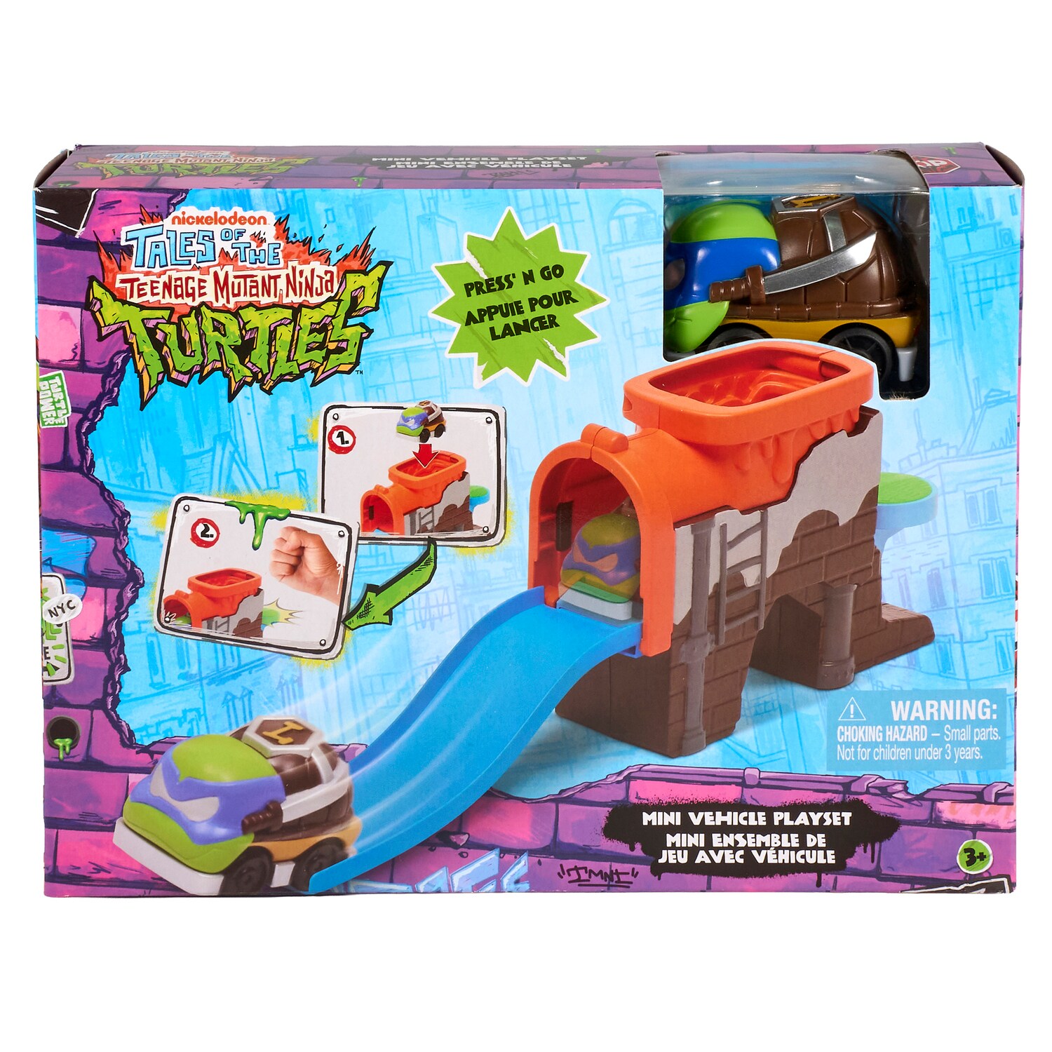 Nickelodeon Teenage Mutant Ninja Turtles Mini Vehicle Playset. — coming to Dollar Tree Oct 14, 2026