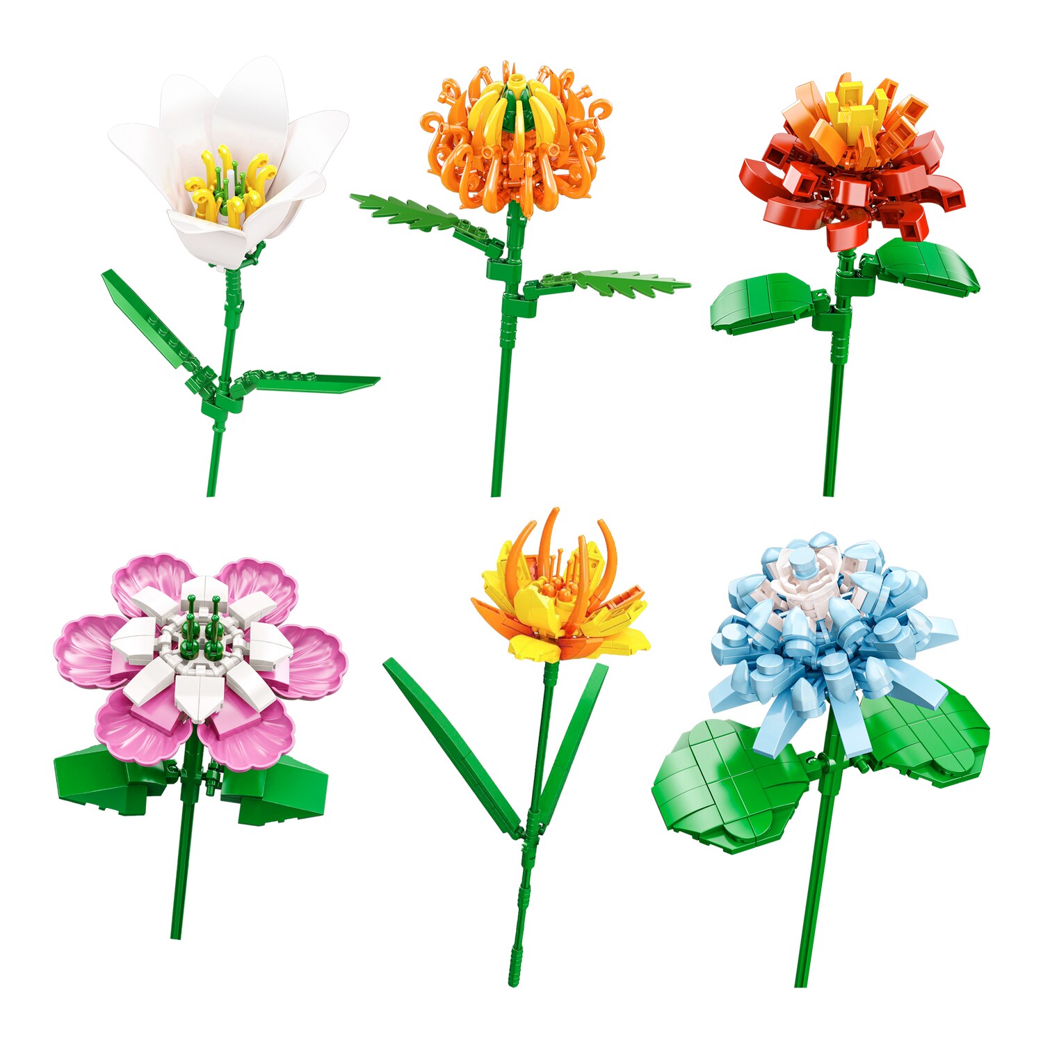 Make-it Blocks Flower Construction Blocks Set, Assorted Designs. — coming to Dollar Tree Sep 16, 2026