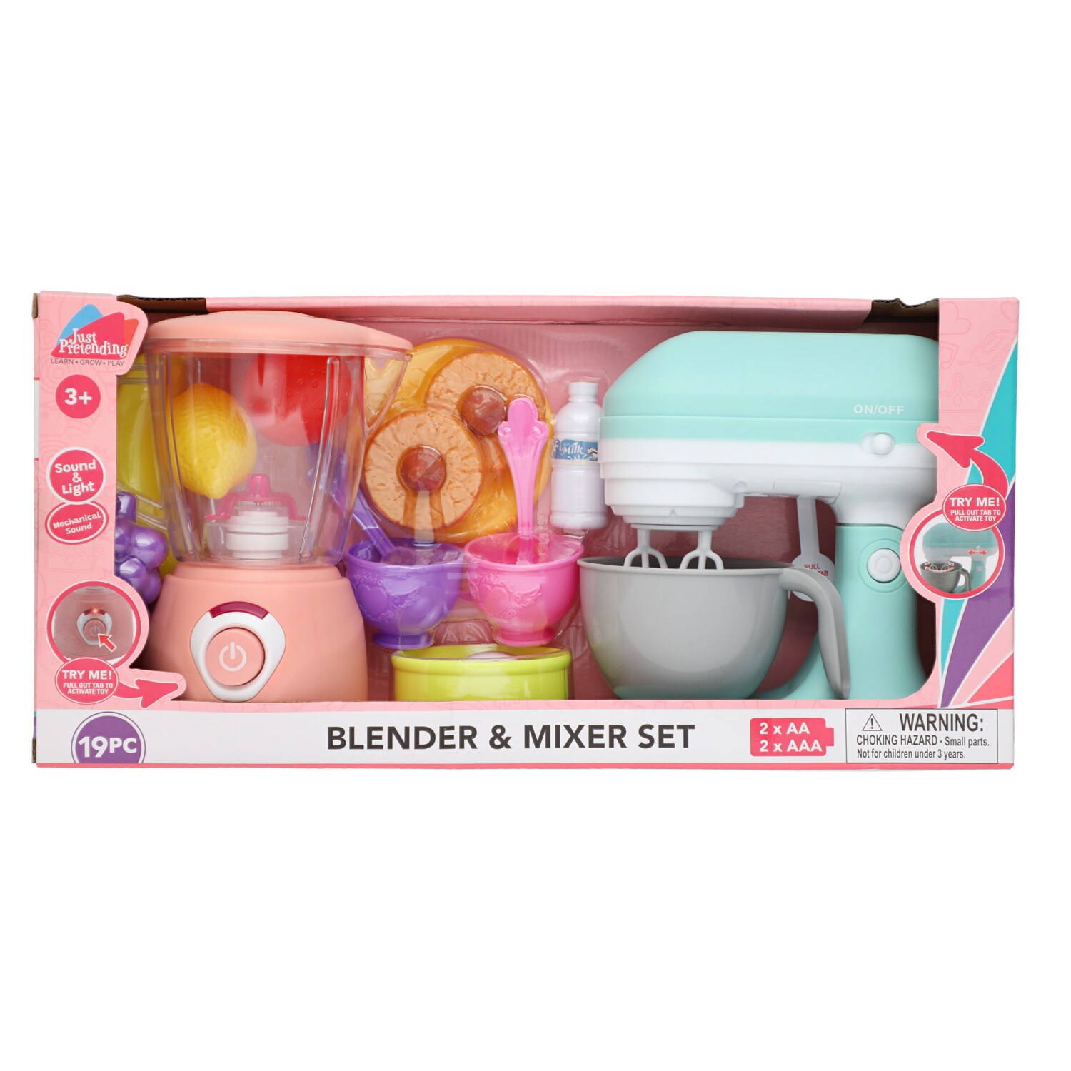 Just Pretending Blender And Mixer Playset, 19-pc Pack. — coming to Dollar Tree Sep 16, 2026