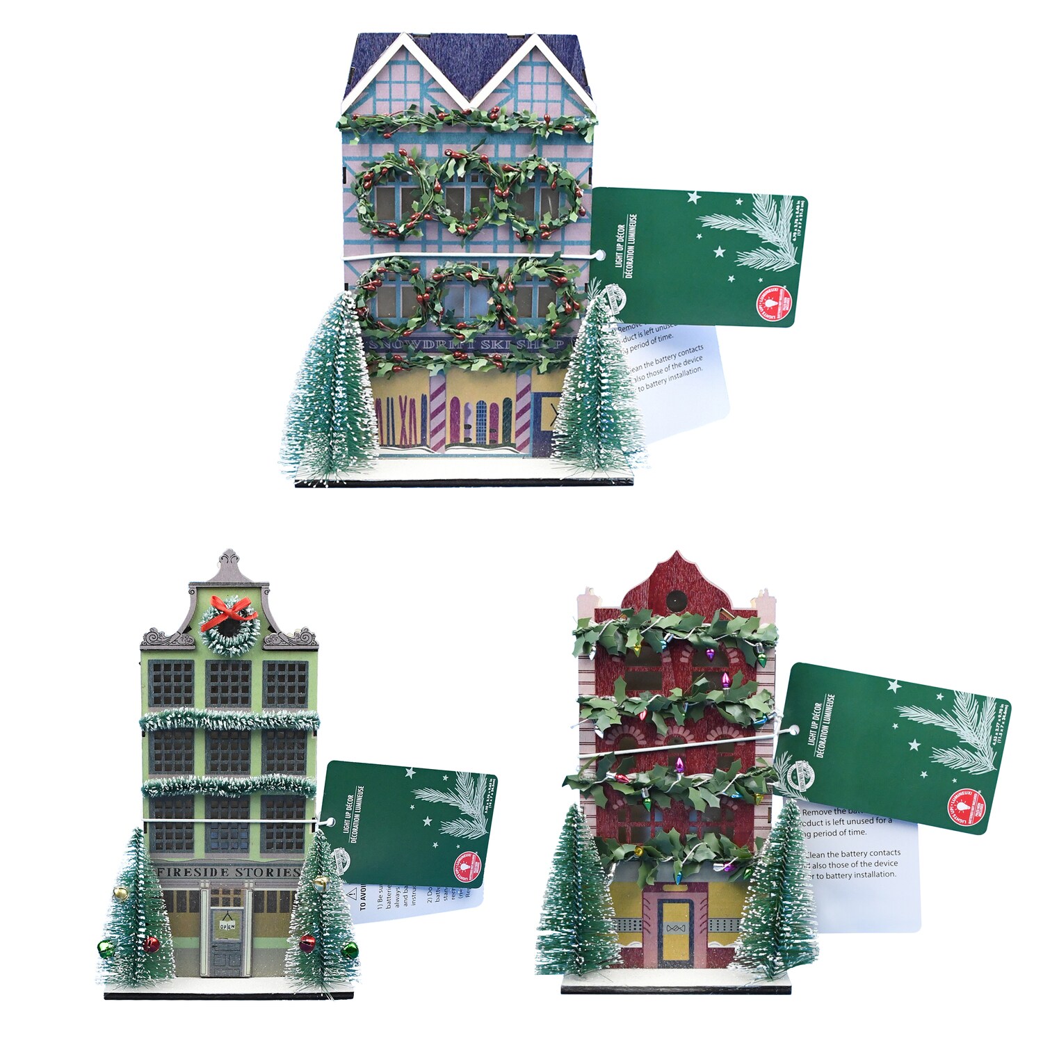 Christmas House Mini Light Up Decor, Assorted Designs. — coming to Dollar Tree Sep 16, 2026