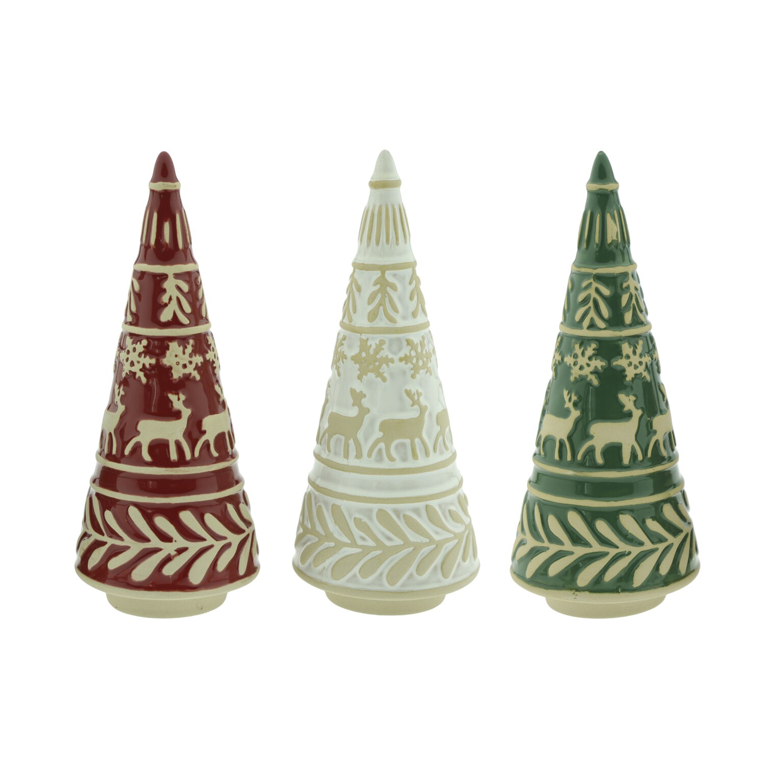 Ceramic Deer Tree Decor, Assorted Colors, 1-ct. — coming to Dollar Tree Sep 16, 2026