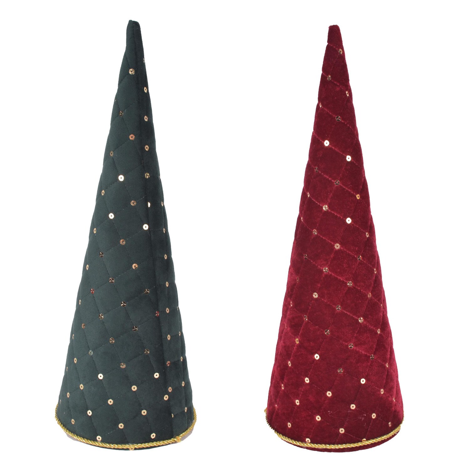 Velvet Quilt Cone, Assorted Colors. — coming to Dollar Tree Sep 16, 2026